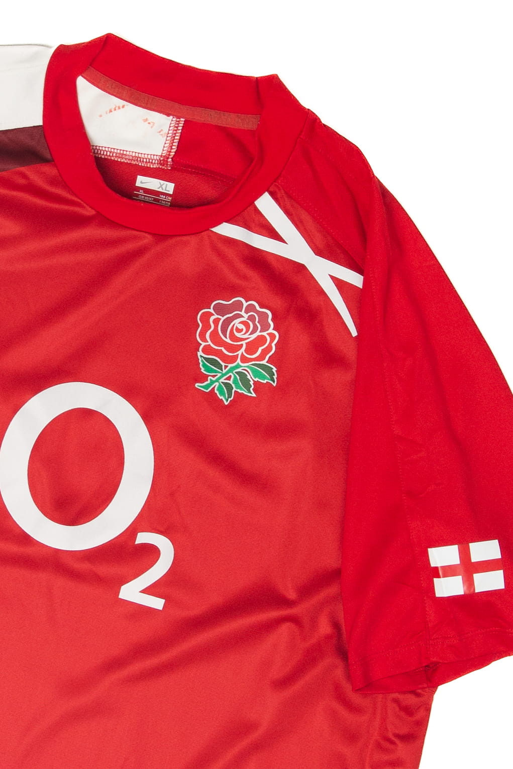 Nike O2 Rose Flag Of England Jersey