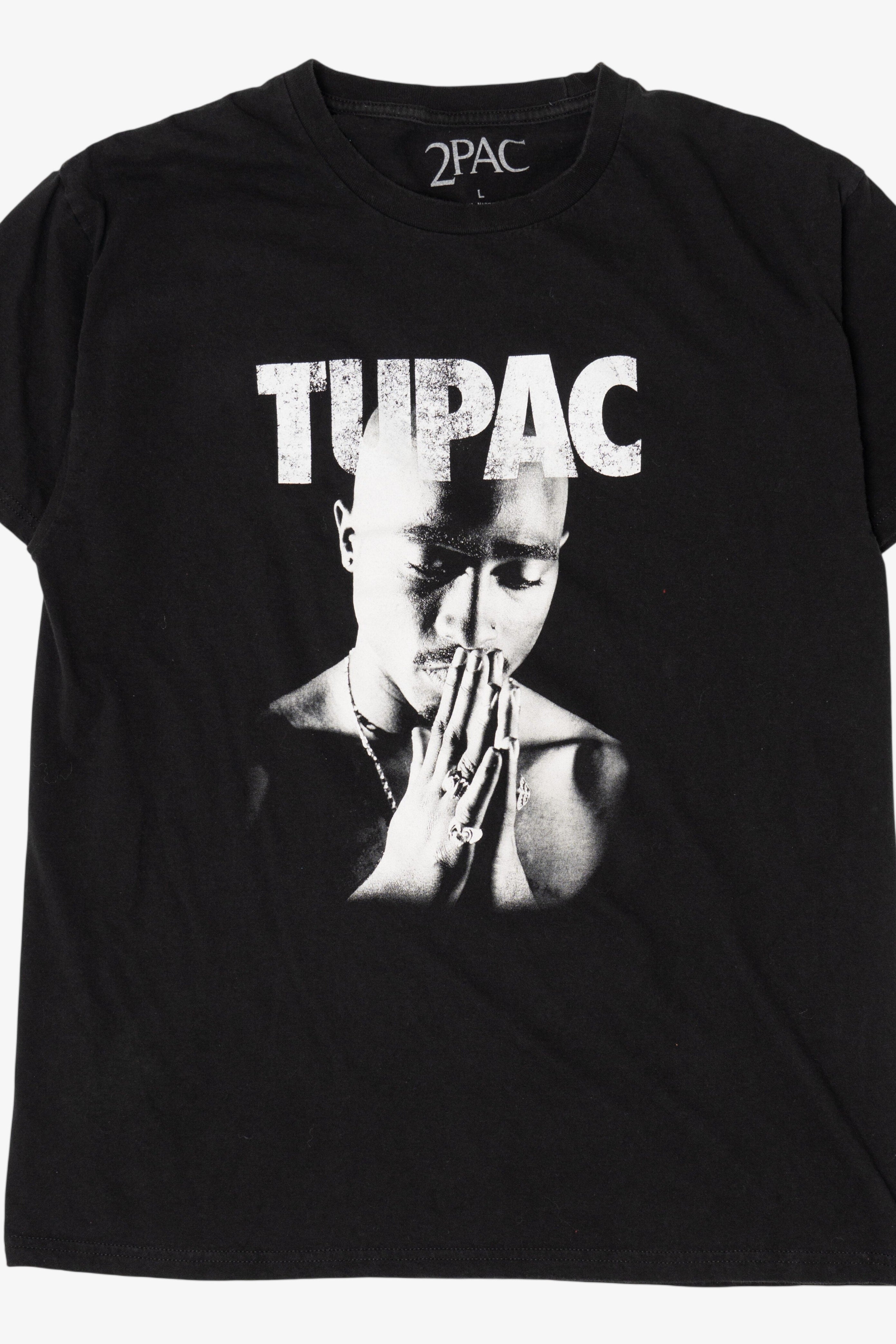Black 2Pac Tupac T-Shirt (2010s)
