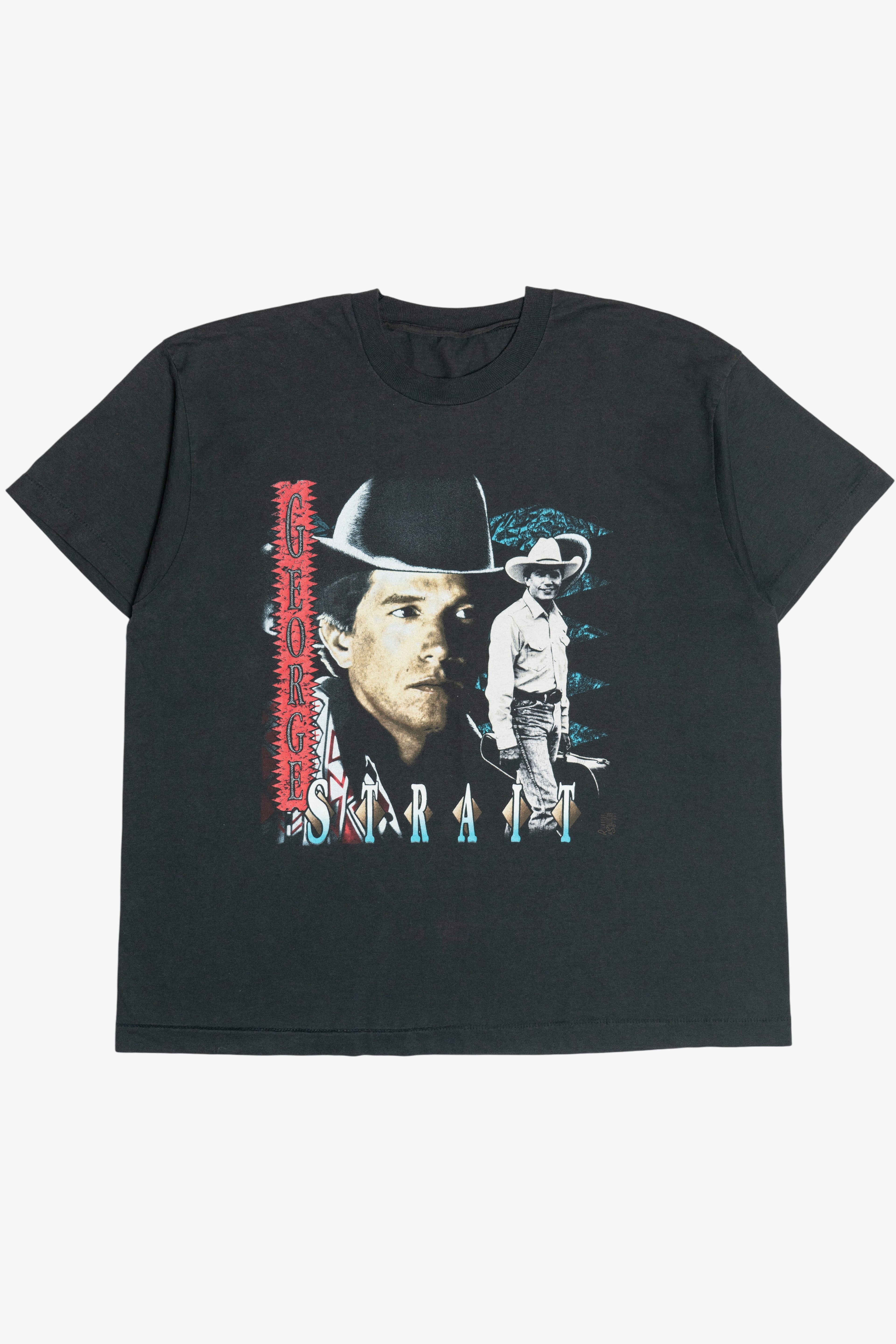 Vintage 1993 George Strait Single Stitch Band T-Shirt (1990s)