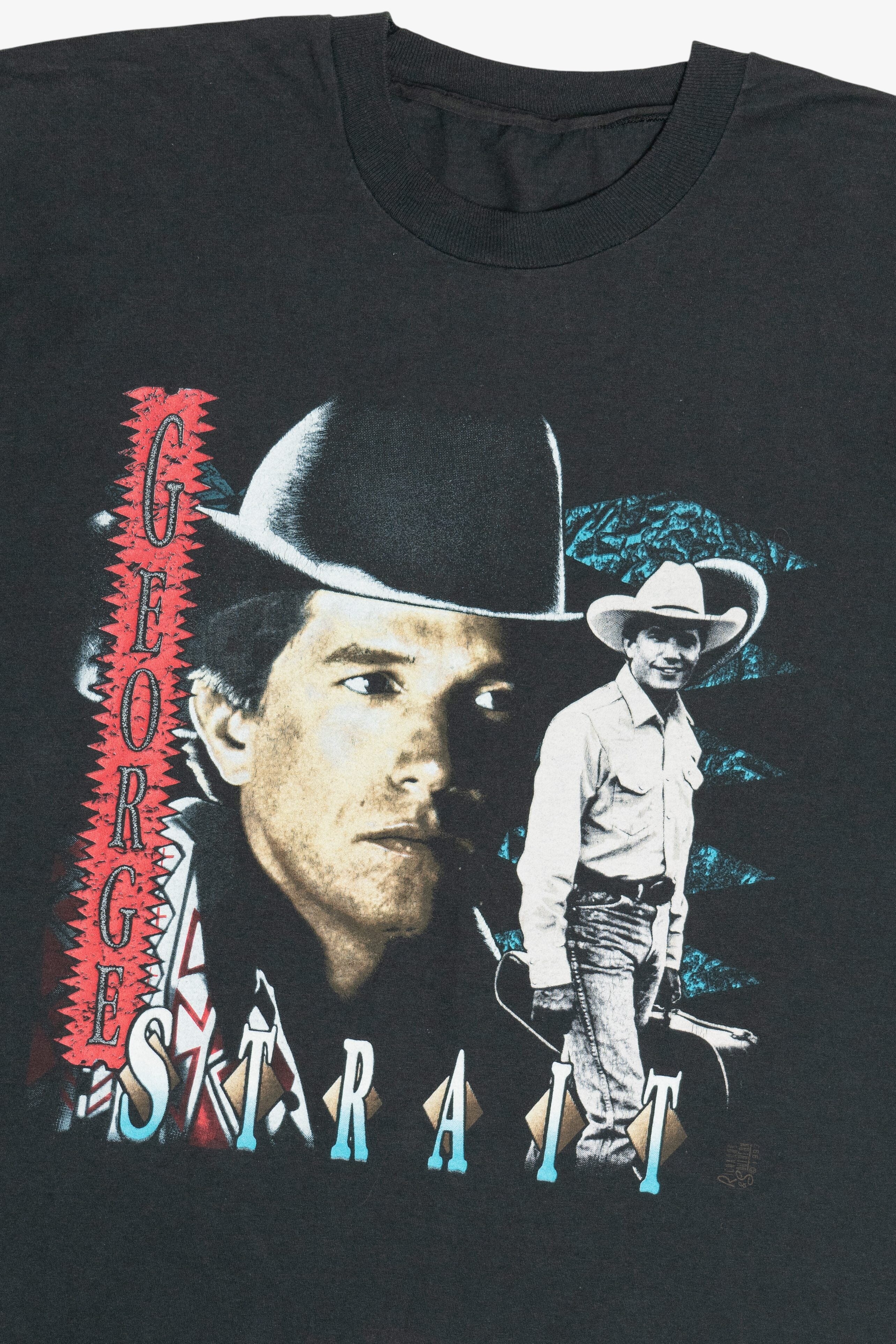Vintage 1993 George Strait Single Stitch Band T-Shirt (1990s)