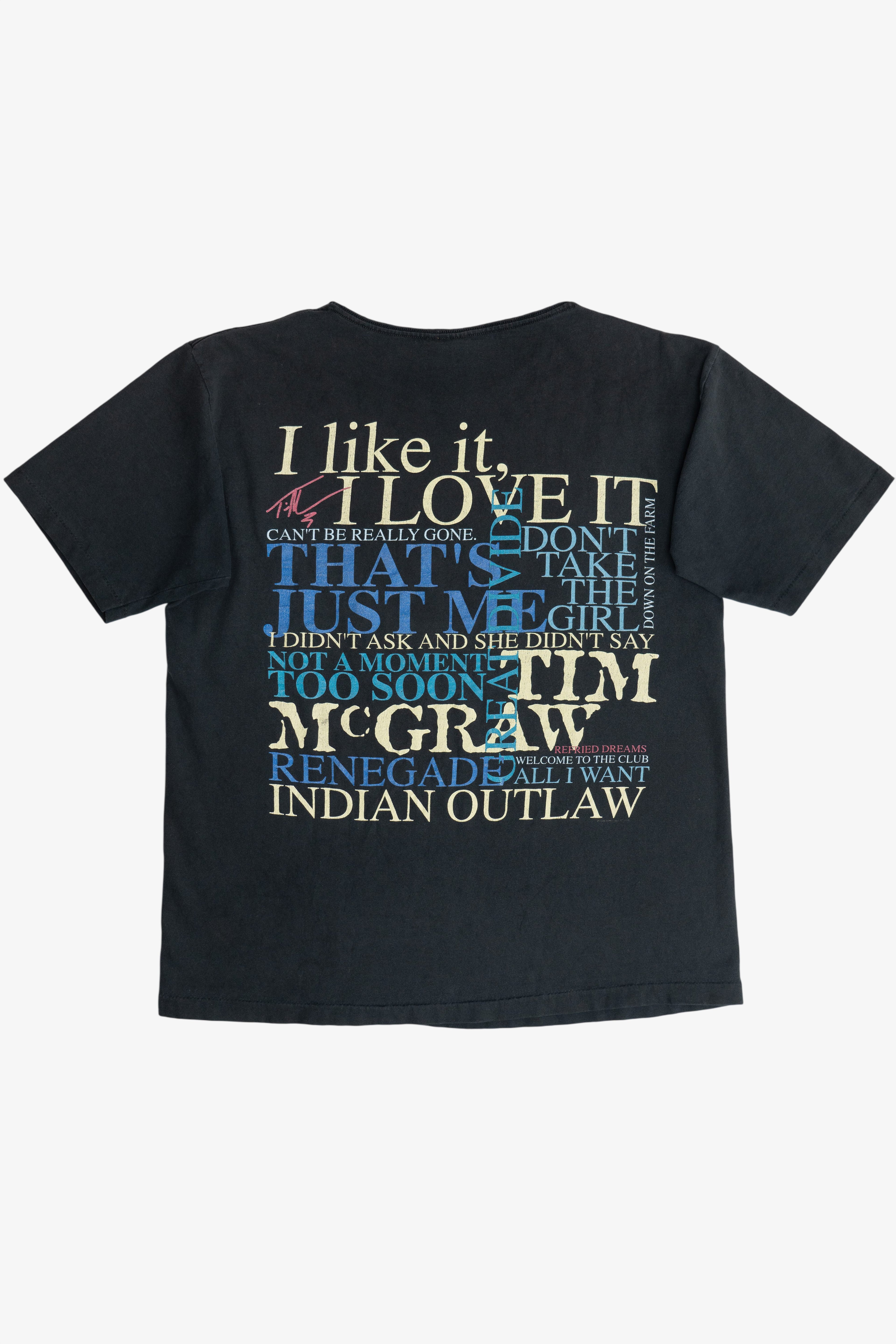 Vintage Distressed Tim McGraw 1995 All I Want Tour T-Shirt (1990s)