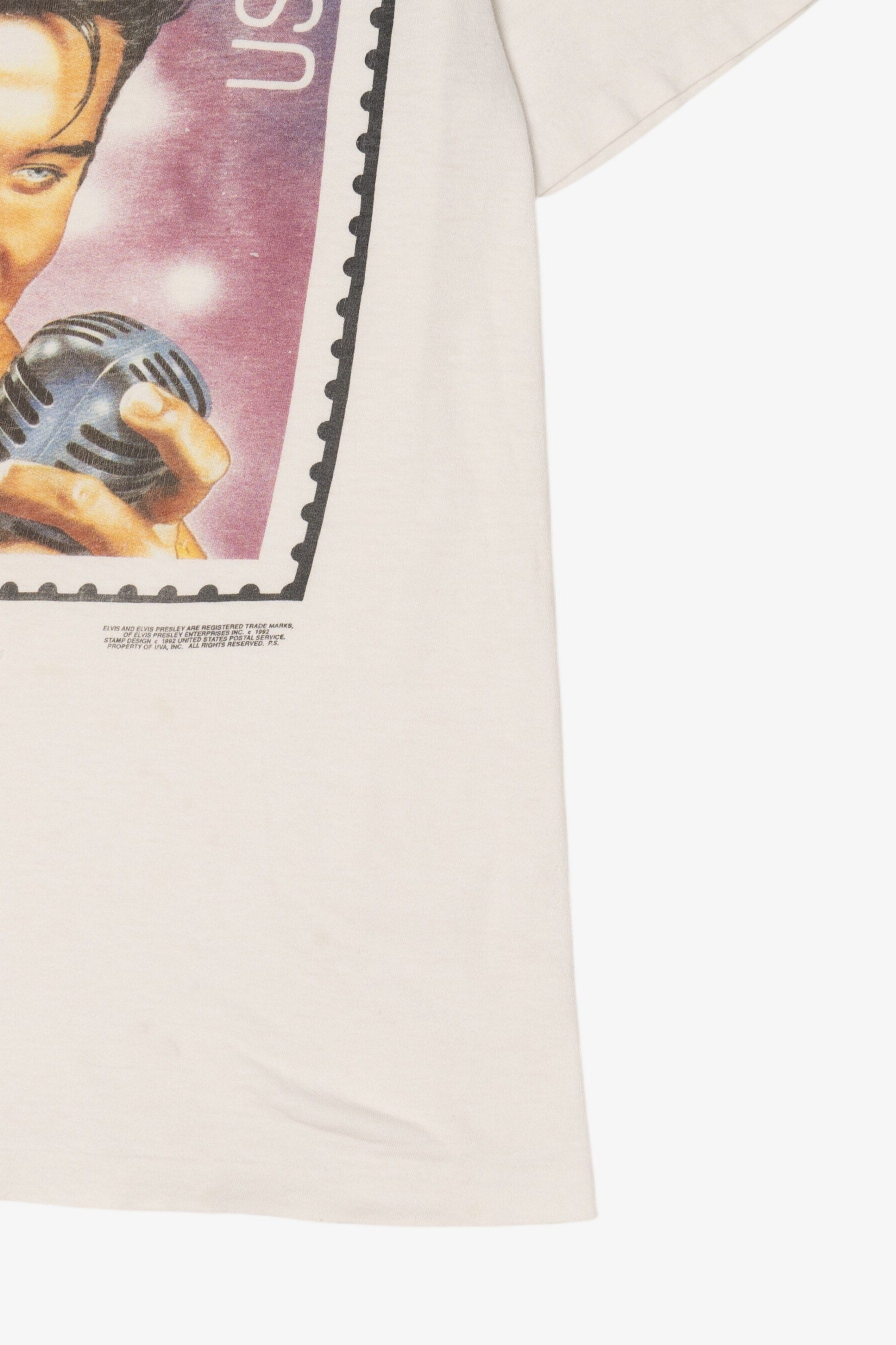 Vintage Elvis Presley Stamp Single Stitch T-Shirt (1990s)
