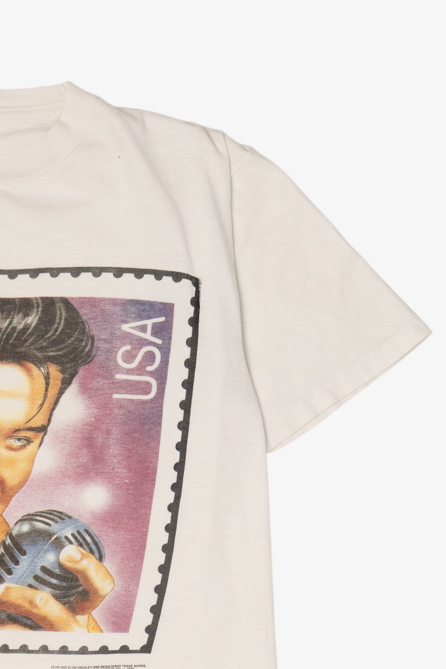 Vintage Elvis Presley Stamp Single Stitch T-Shirt (1990s)