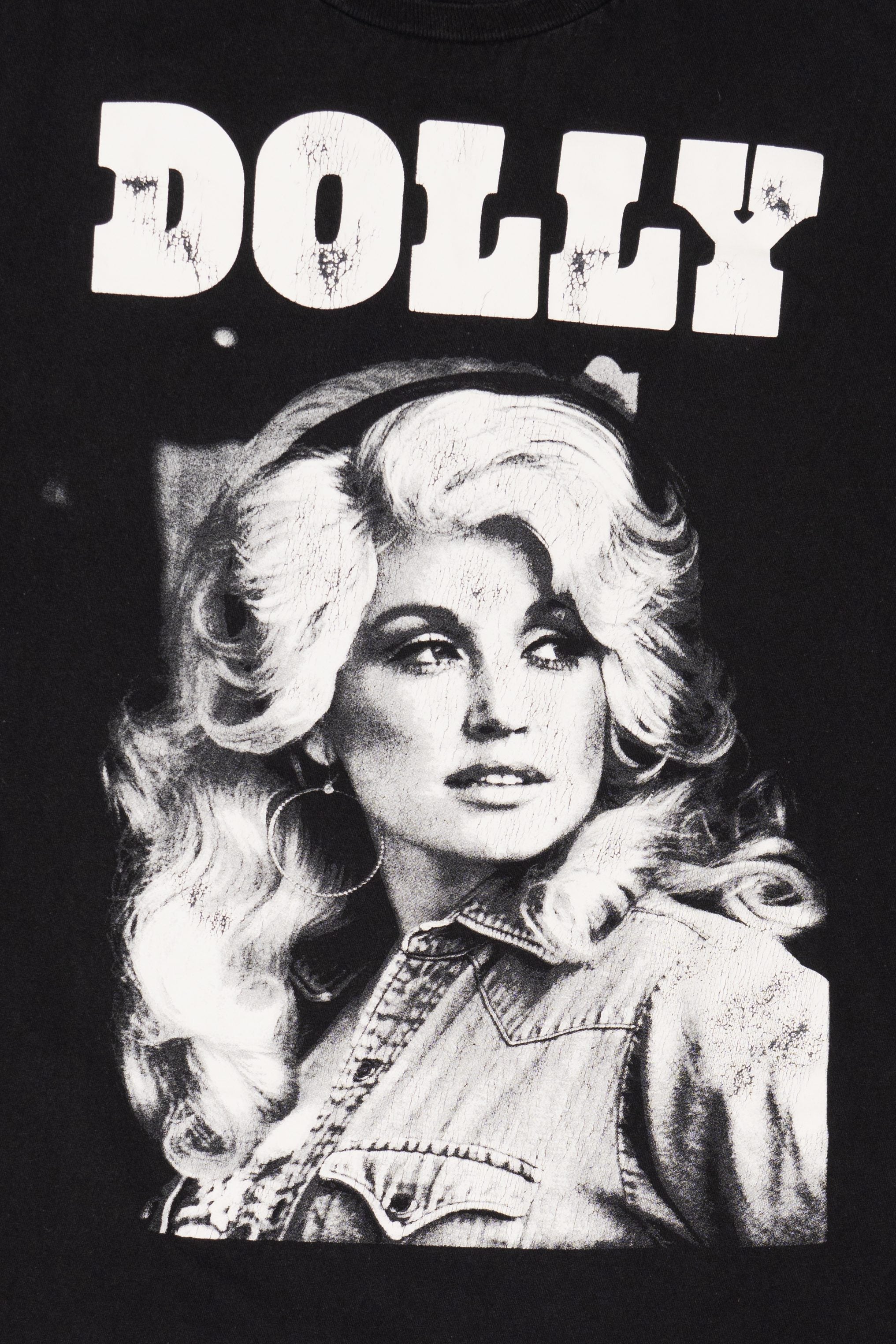 Black Dolly Parton T-Shirt (2010s)