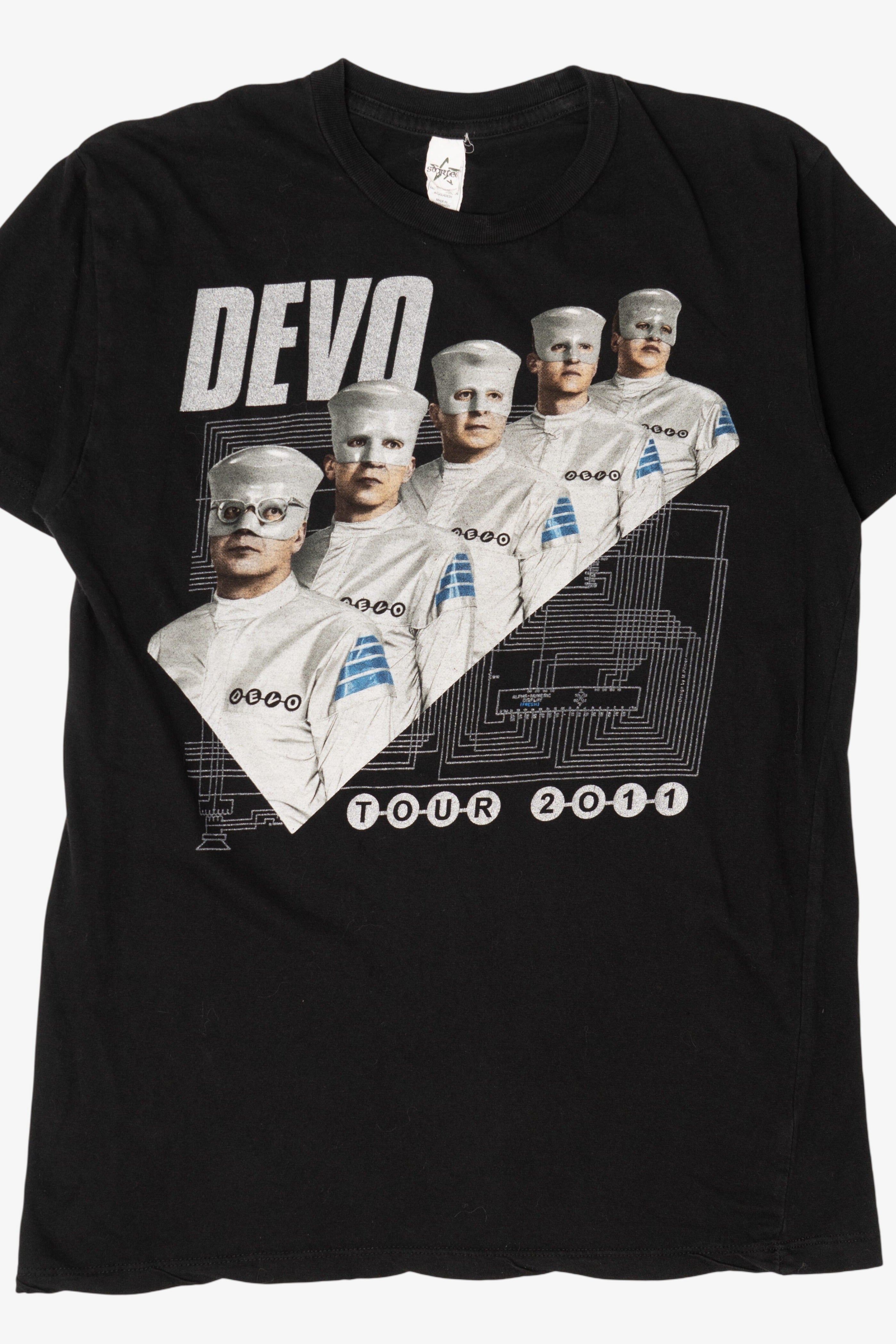 Devo 2011 Tour Black T-Shirt (2010s)