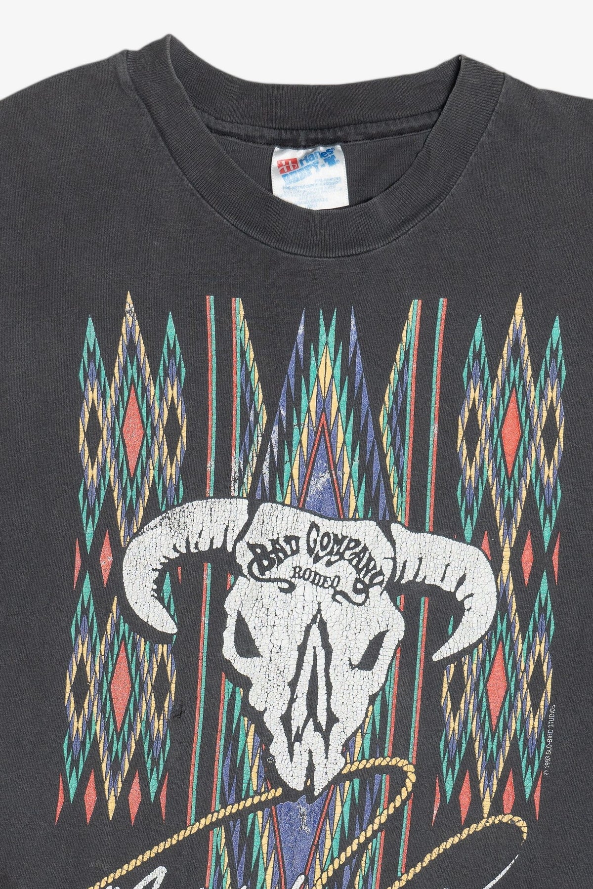Vintage Distressed Bad Company "Get Western" 1994 Tour T-Shirt (1990s)
