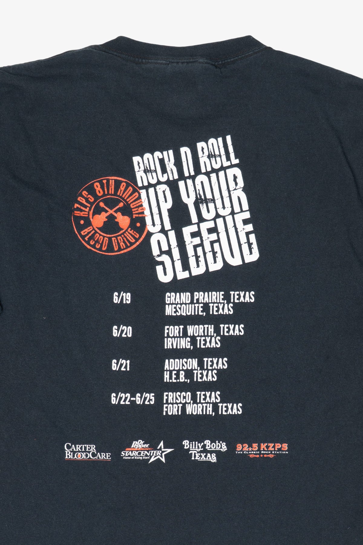 Vintage 92.5 KZPS Annual Blood Drive T-Shirt (2000s)