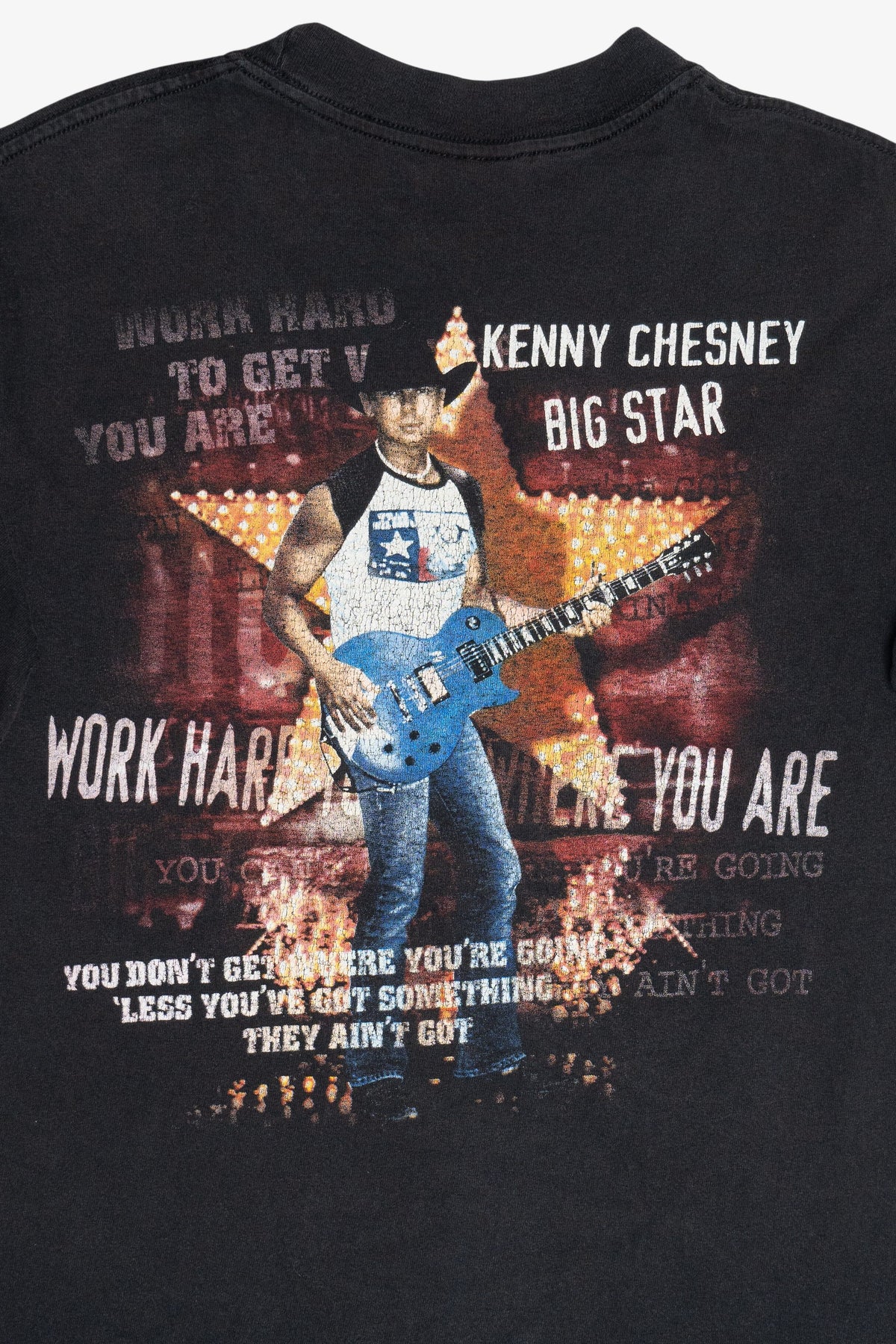 Vintage Kenny Chesney "Big Star" Y2K Band T-Shirt (2000s)