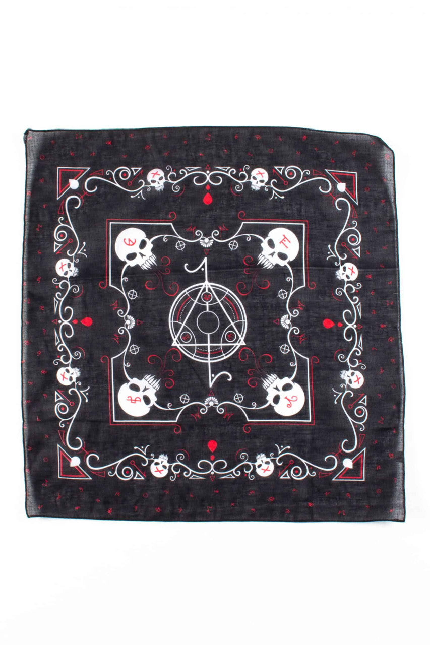 Skulls & Symbols Bandana