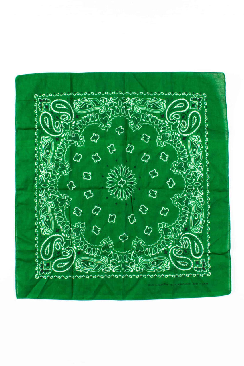 Kelly Green Bandana 1