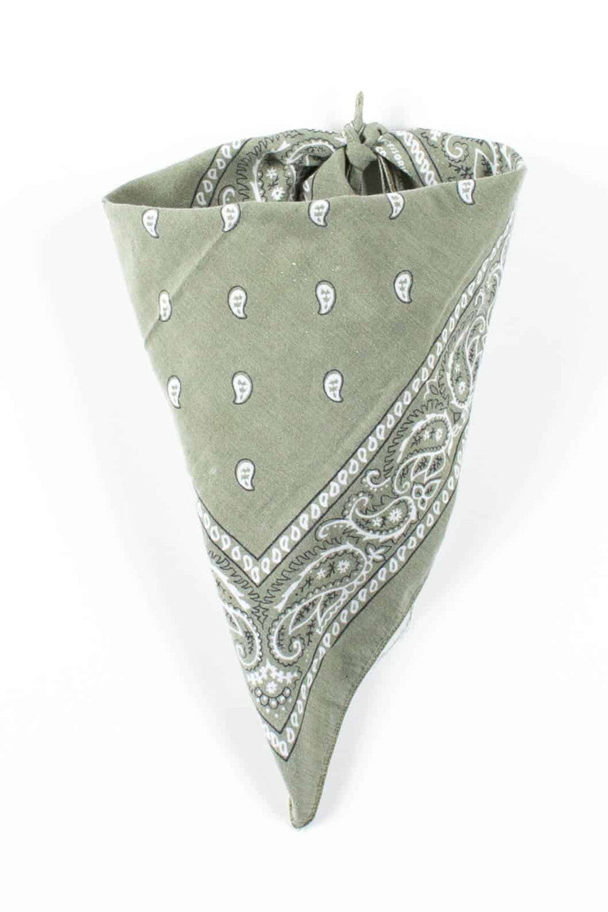Vintage Olive Bandana