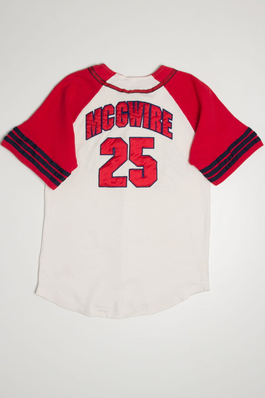 Youth Mark McGwire St. Louis Cardinals Cotton Jersey