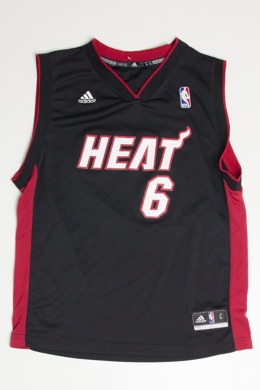 Youth Lebron James #6 Miami Heat Jersey