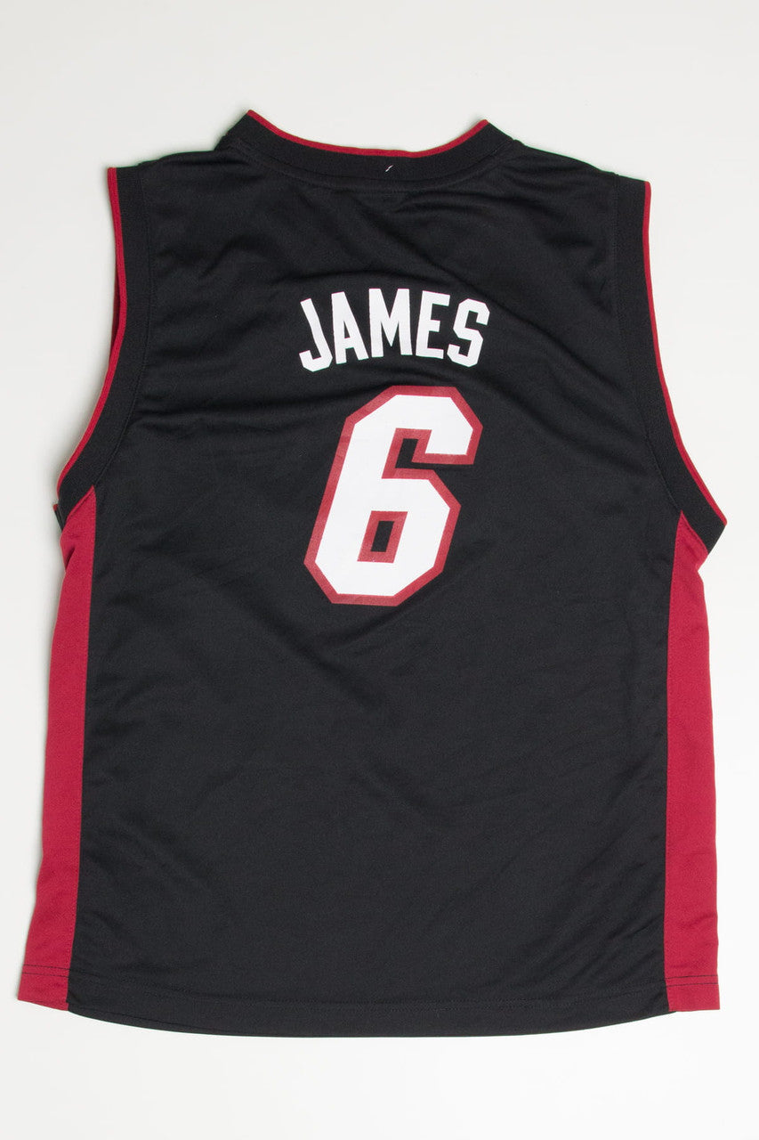 Youth Lebron James #6 Miami Heat Jersey