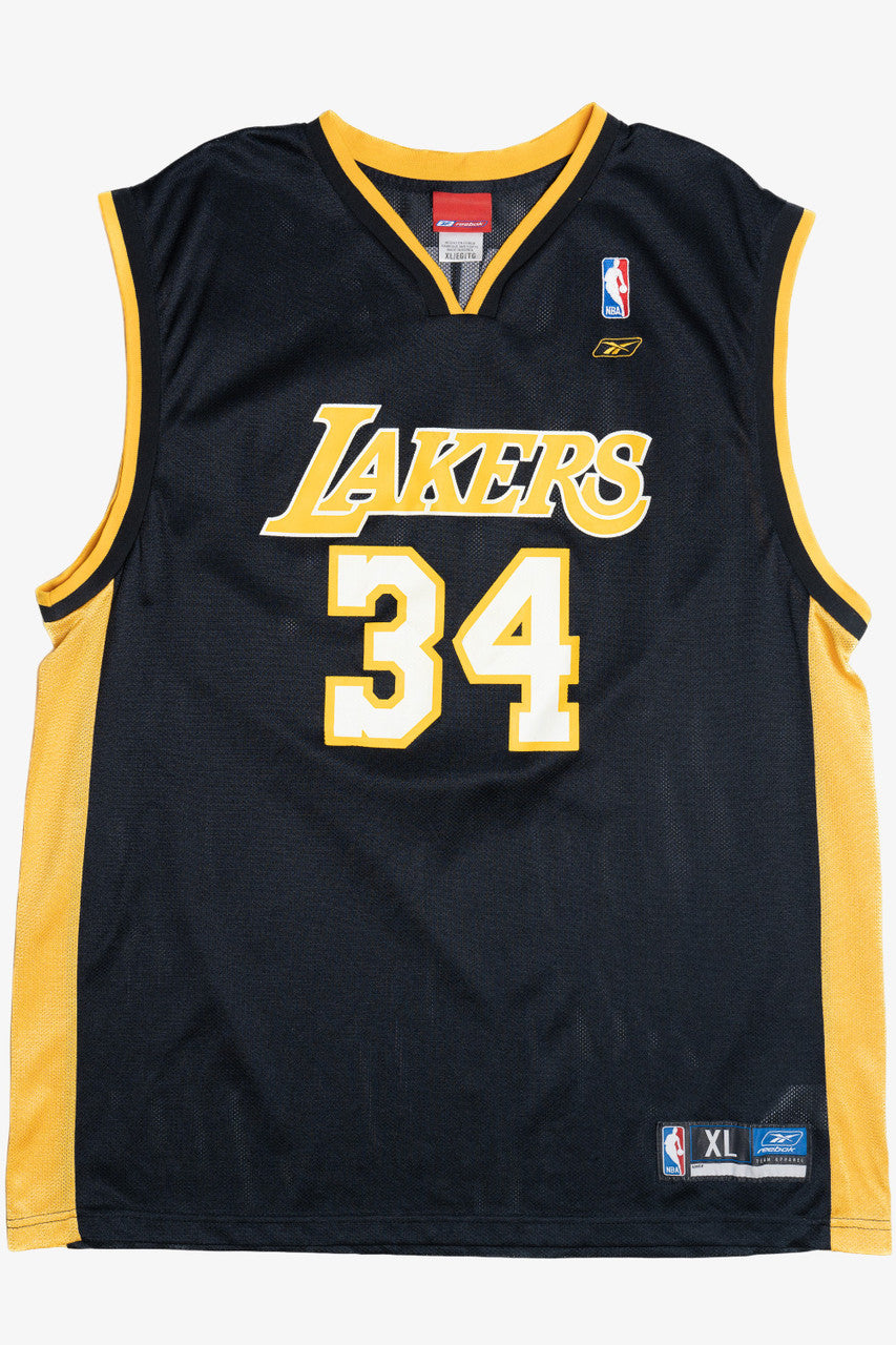 Vintage Shaquille O'Neal LA Lakers 34 Reebok Basketball Jersey (2000s)