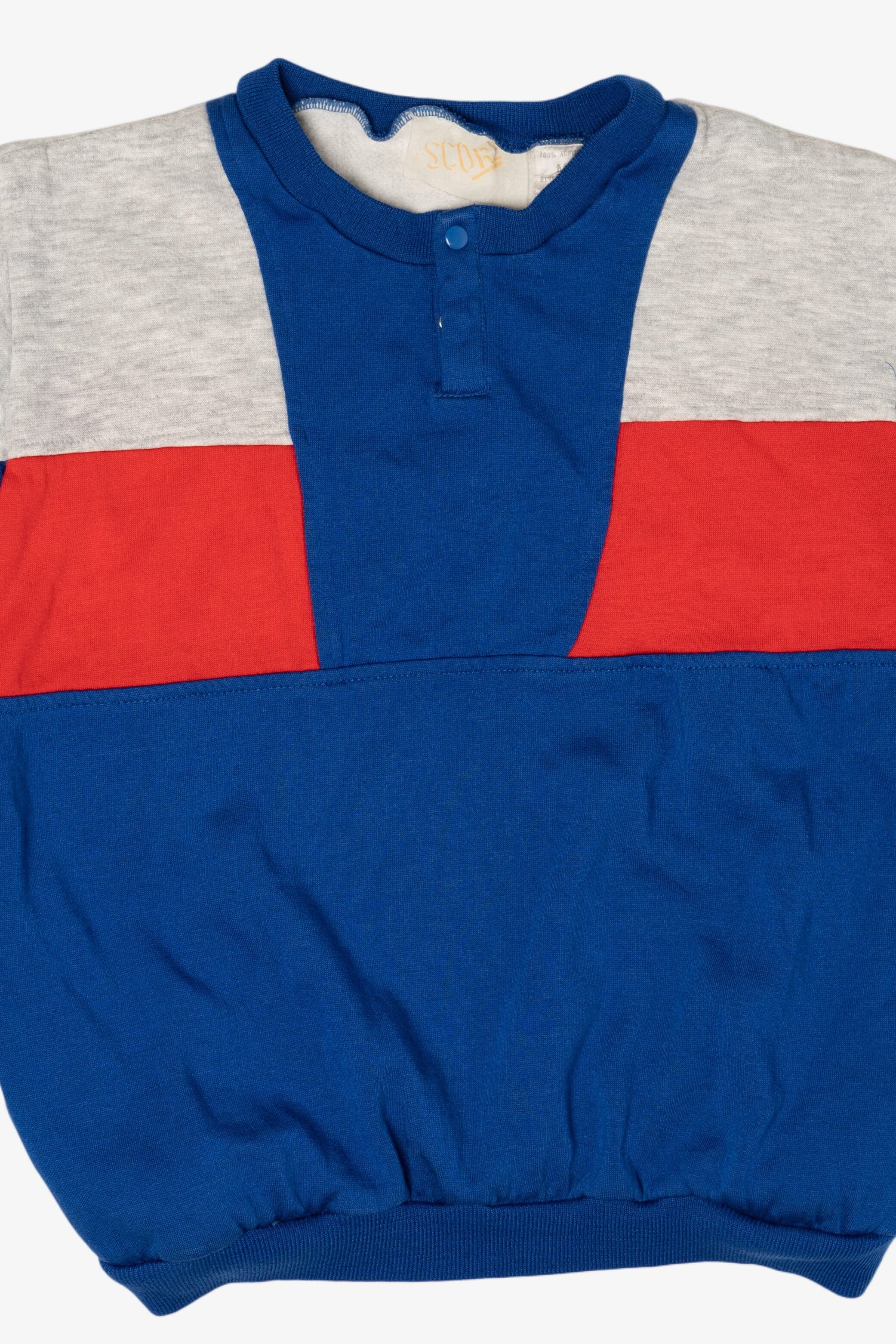 Vintage Score Color Block Sweatshirt (1980s)