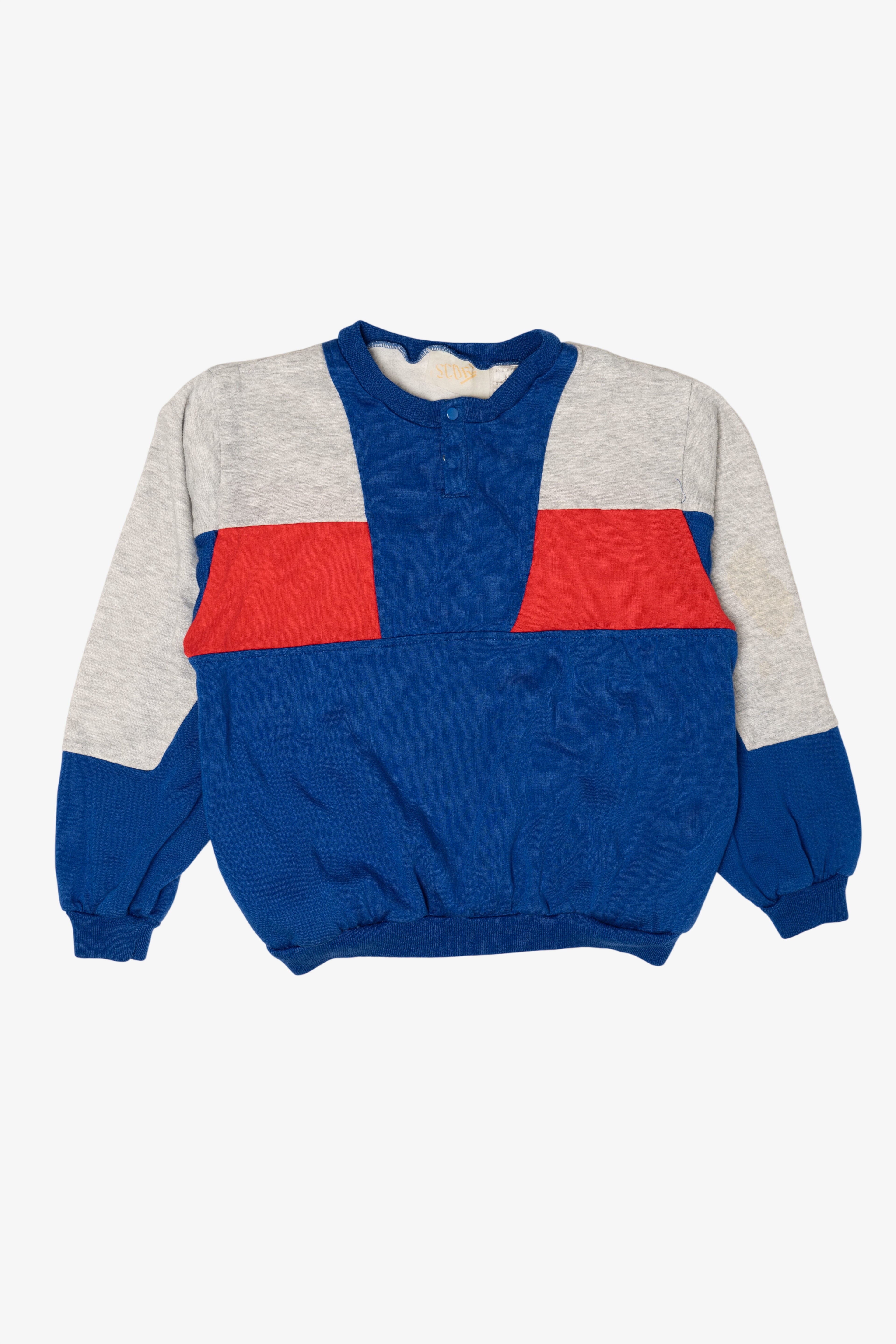 Vintage Score Color Block Sweatshirt (1980s)