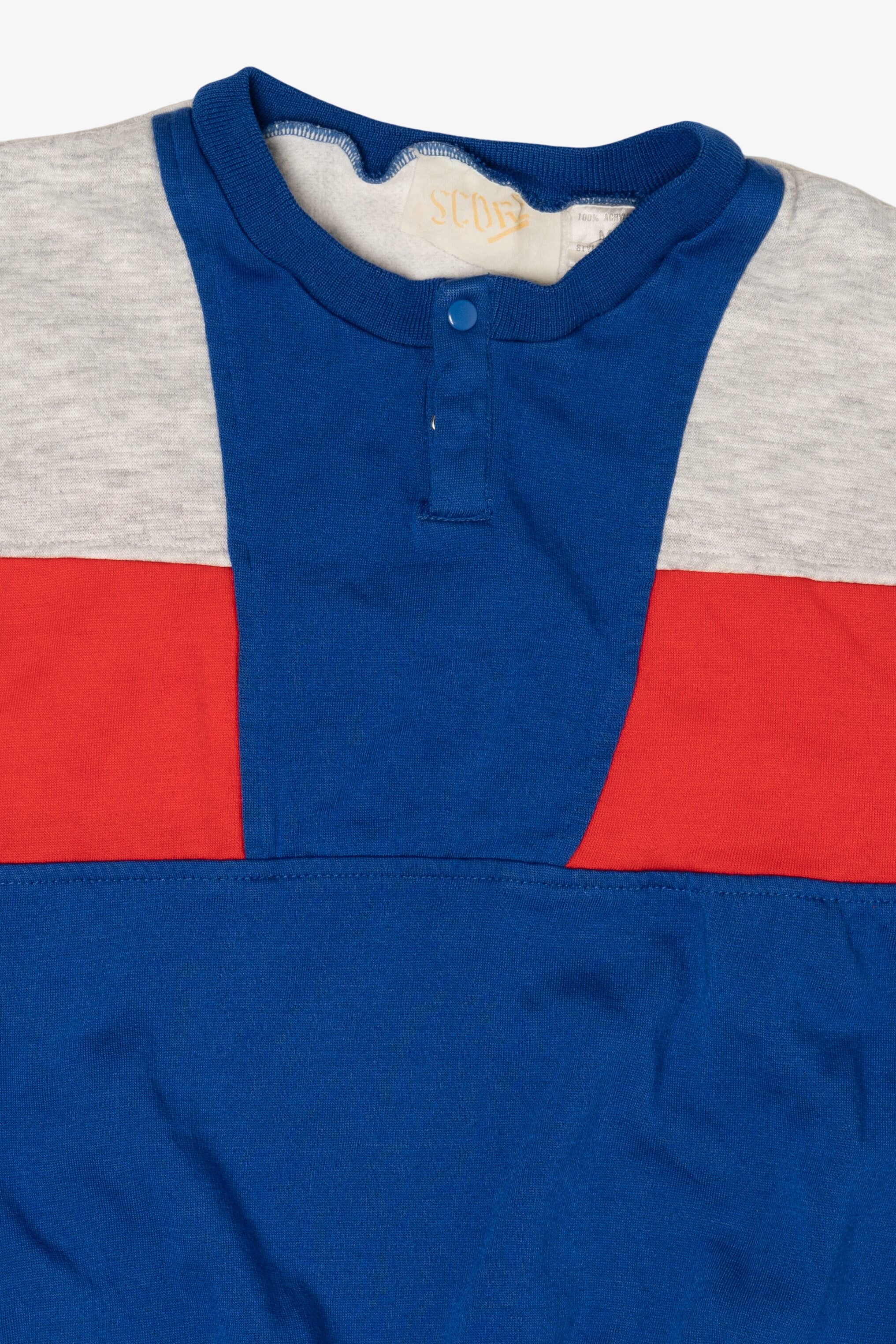 Vintage Score Color Block Sweatshirt (1980s)
