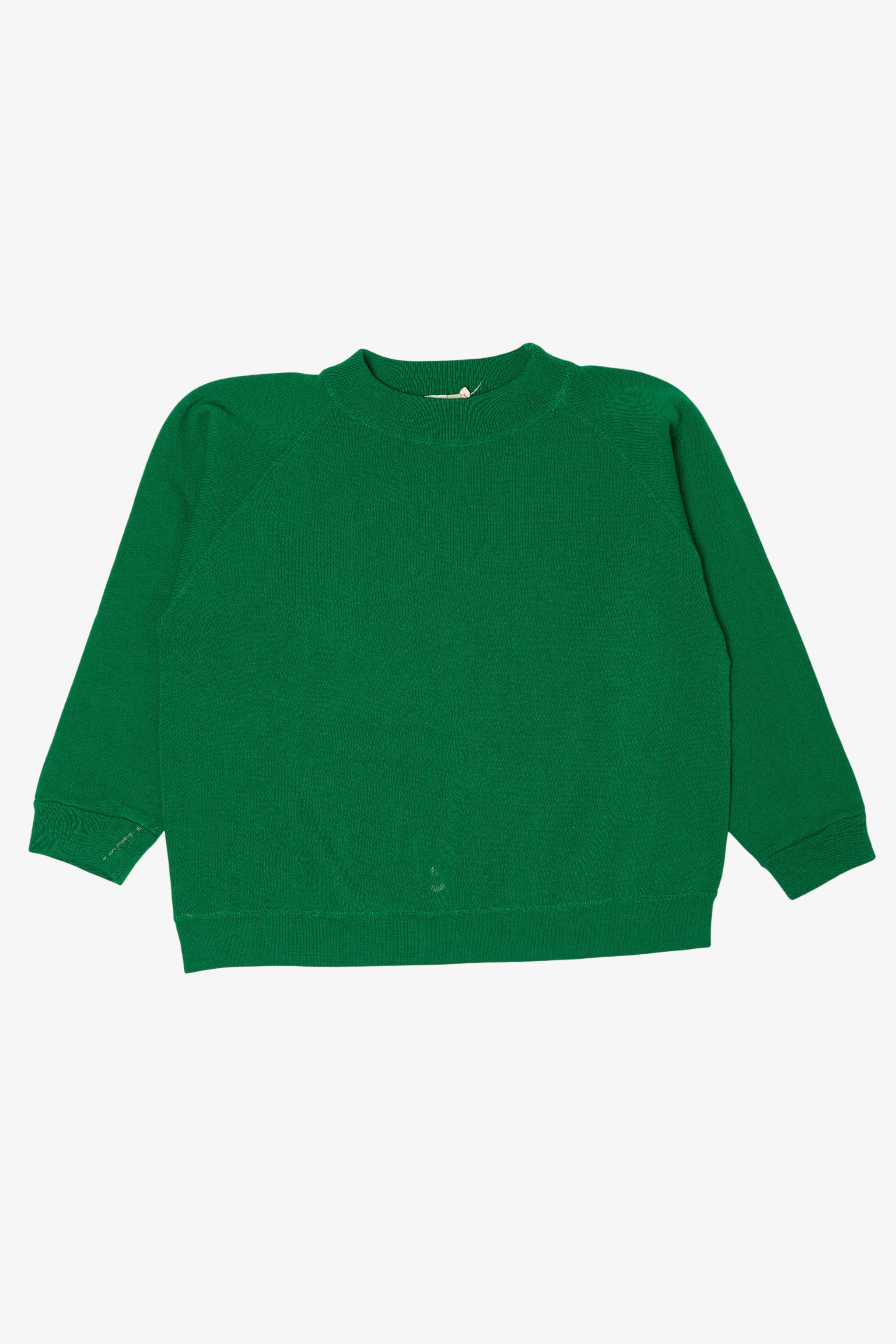 Vintage Green Raglan Sweatshirt (1980s)