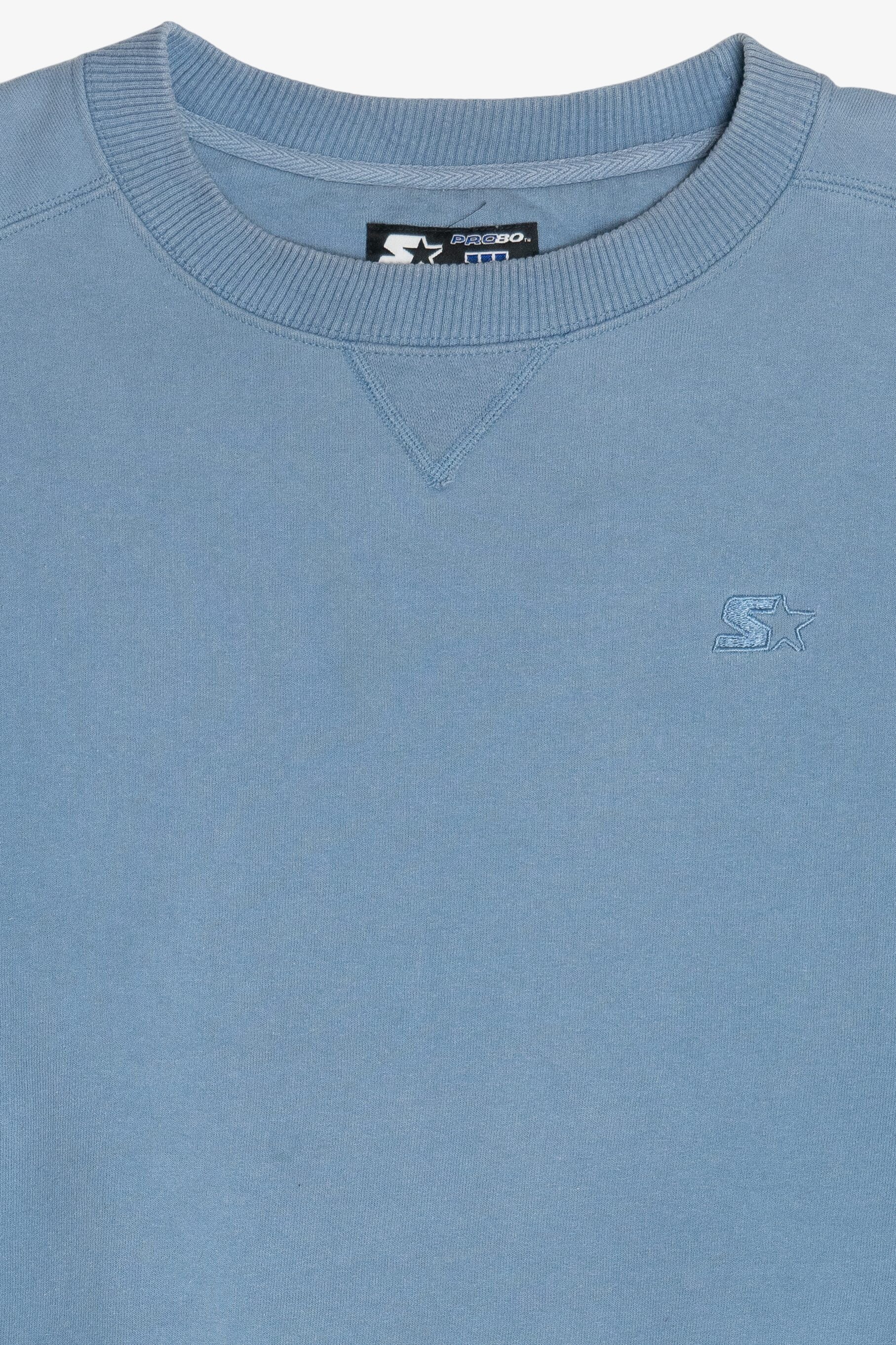 Vintage Blue Starter Embroidered Logo Sweatshirt (2000s)