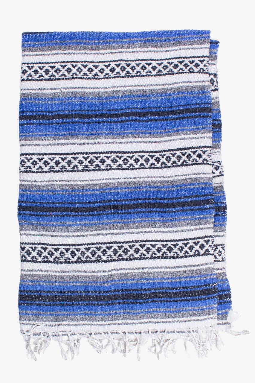 Blue & Grey Baja Blanket