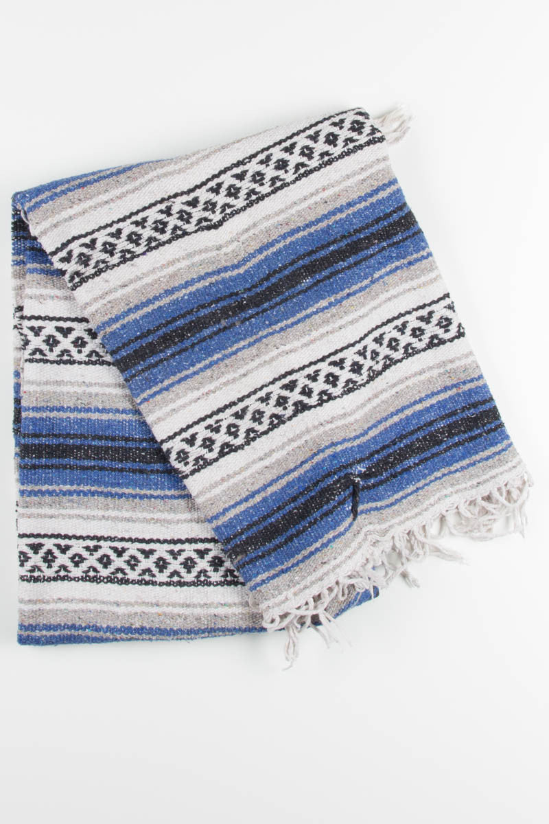 Blue & Grey Vintage Blanket
