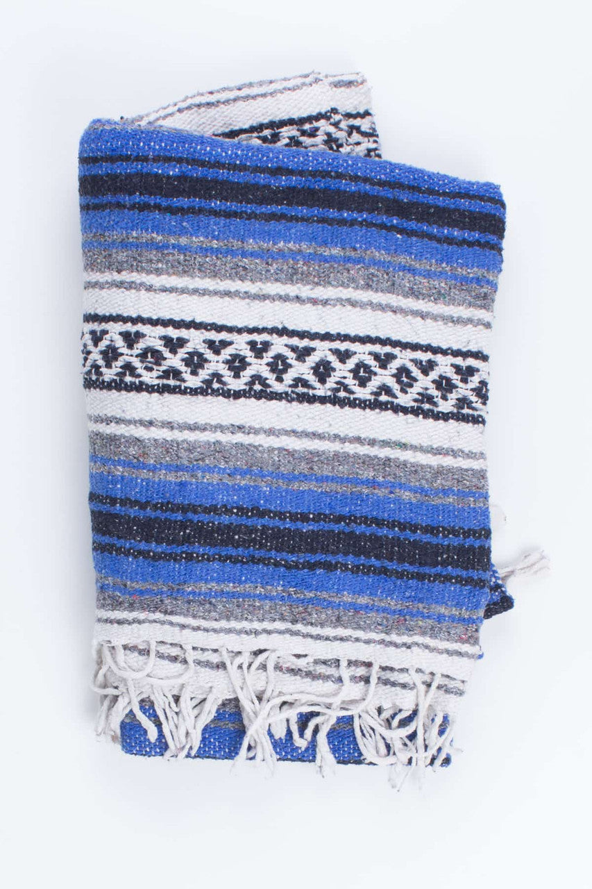Blue & Grey Baja Blanket