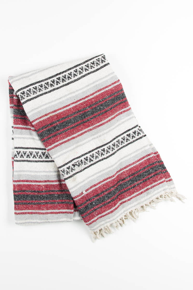 Red & White Vintage Blanket