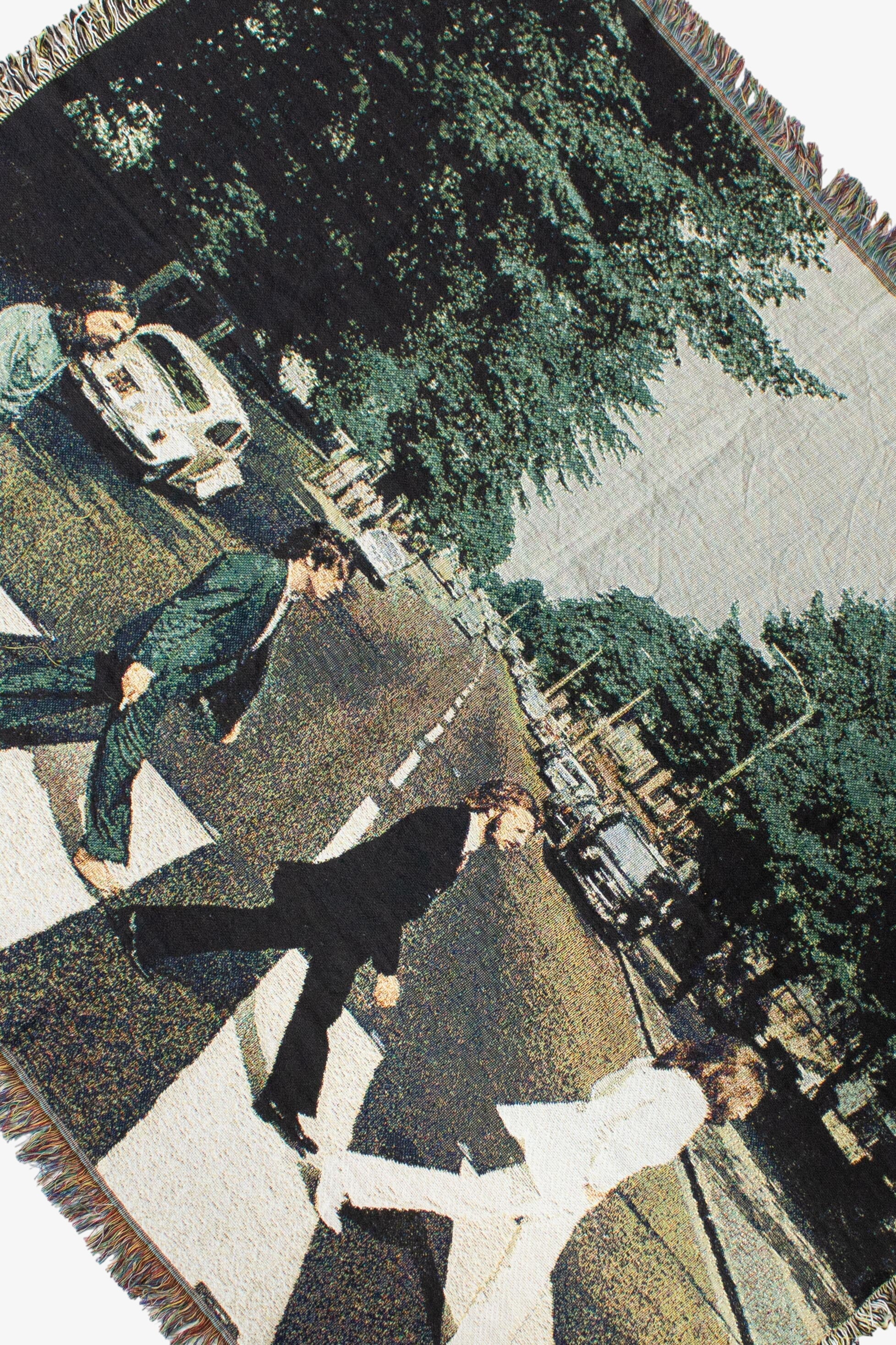 Beatles Abbey Road Tapestry Blanket (2000s)