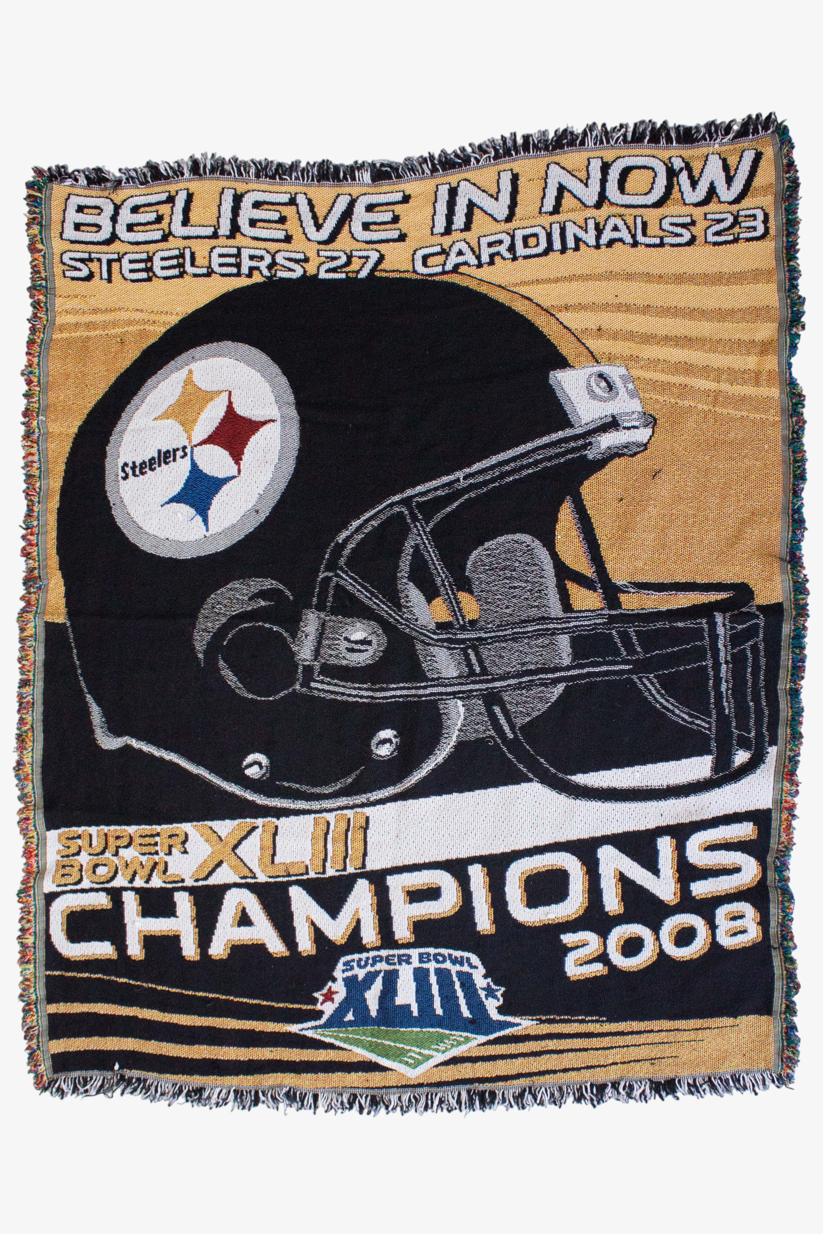 Pittsburgh Steelers Super Bowl XLIII Blanket (2000s)
