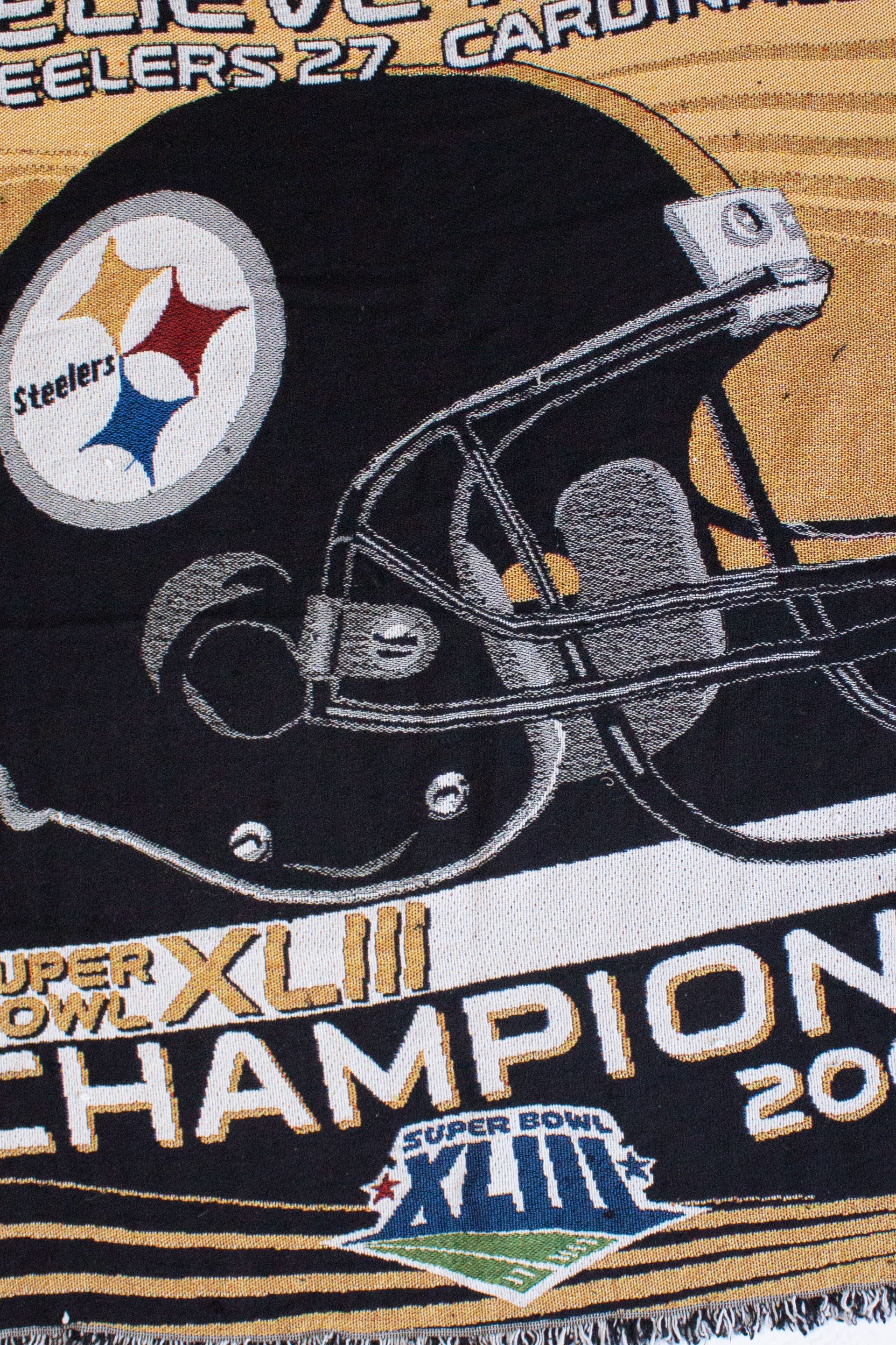 Pittsburgh Steelers Super Bowl XLIII Blanket (2000s)