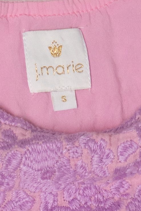 Pink Embroidered Lace J. Marie Blouse (2020s)