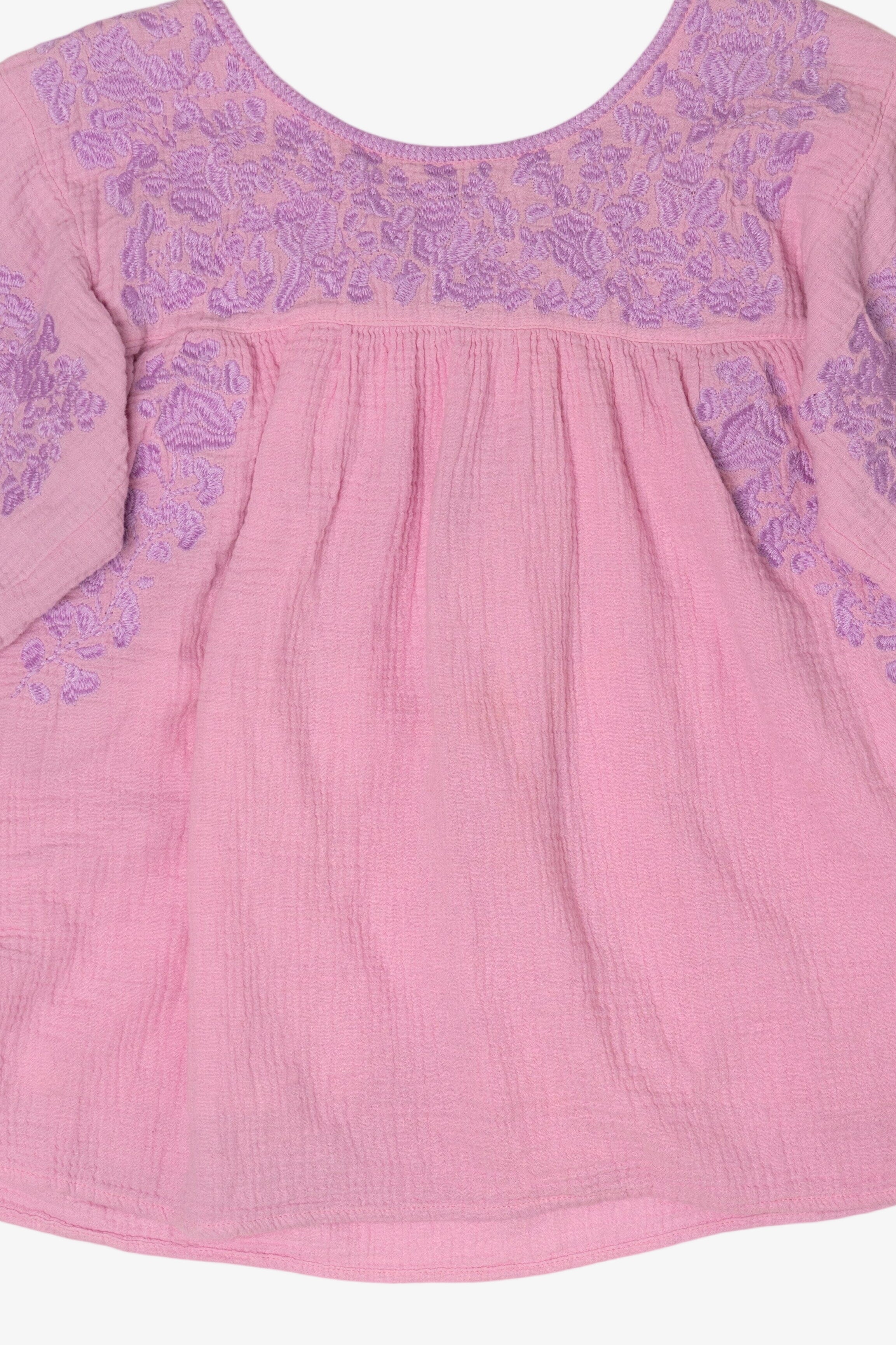 Pink Embroidered Lace J. Marie Blouse (2020s)