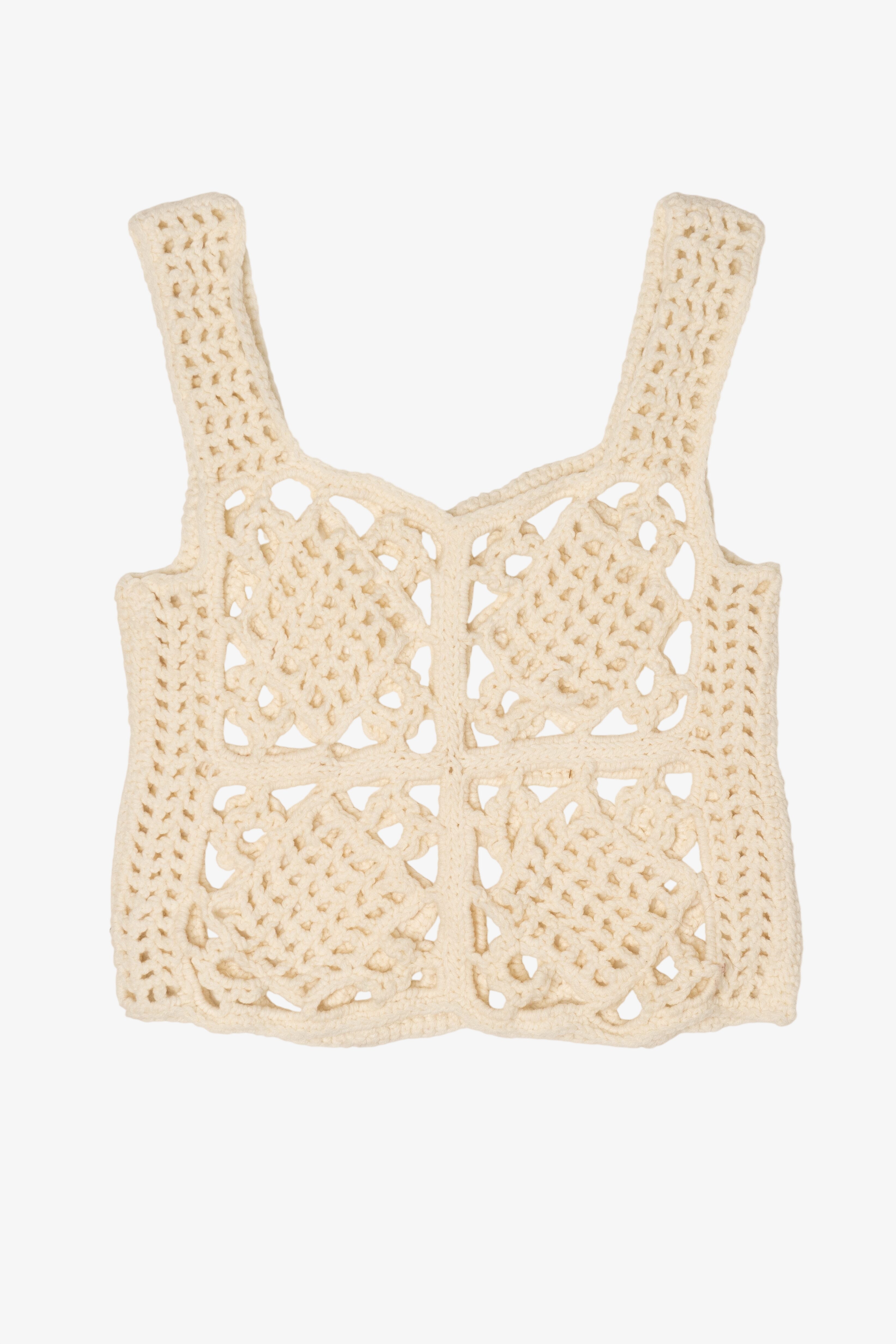 Ivory Crochet Top (2020s)