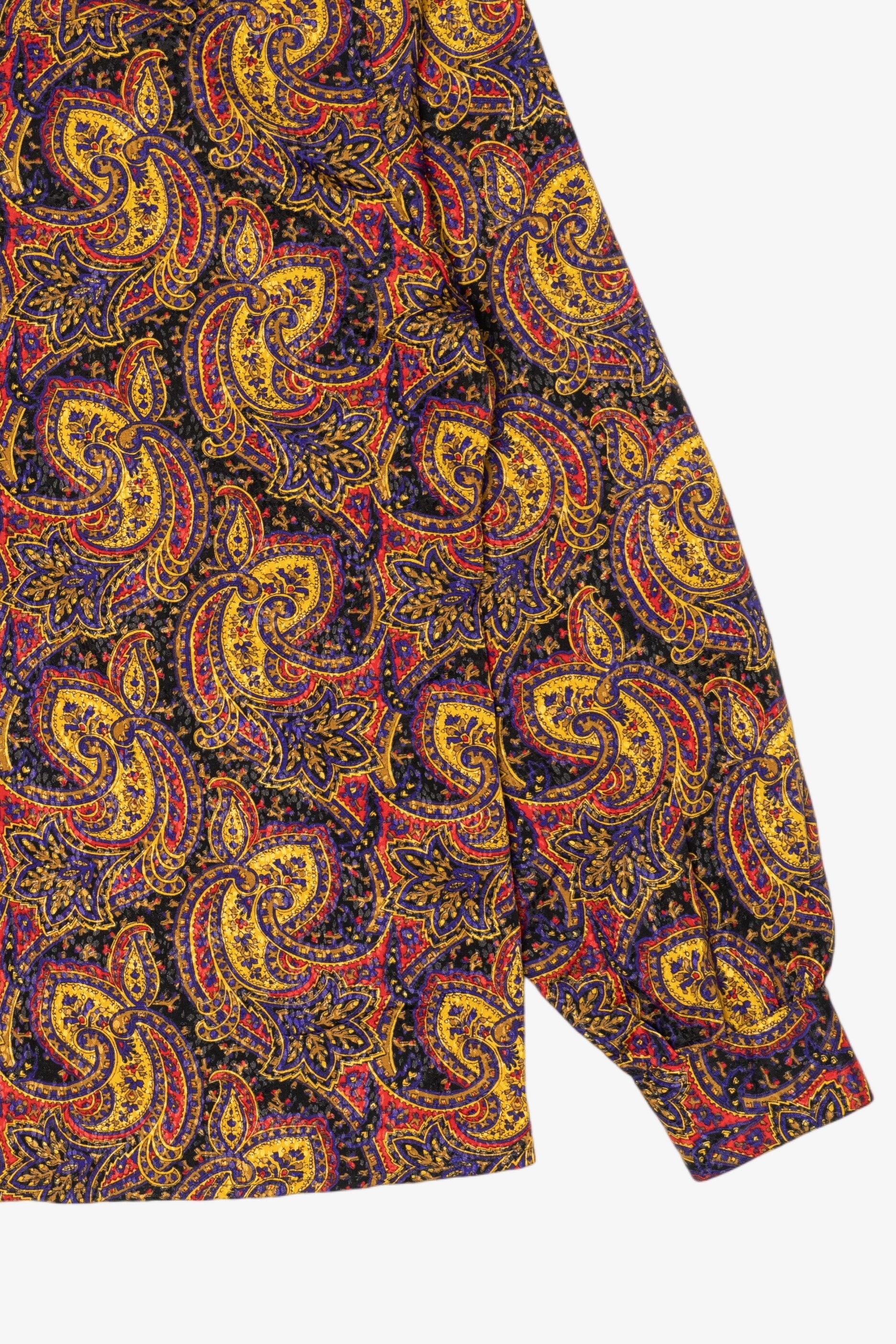 Vintage Worthington Paisley Pattern Blouse (1980s)