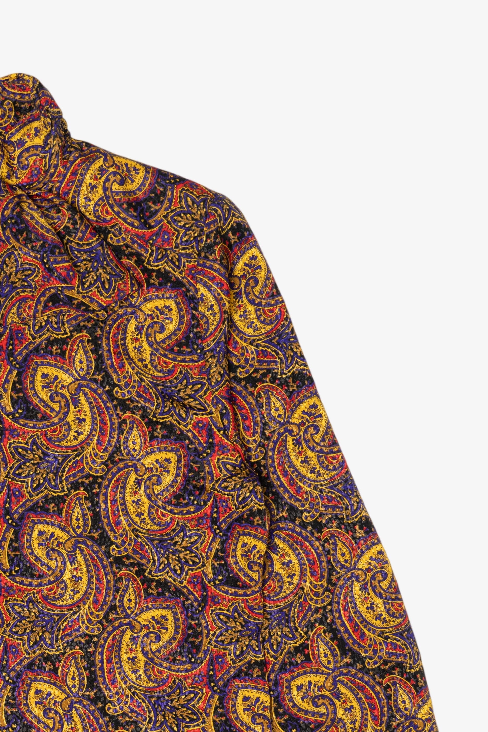 Vintage Worthington Paisley Pattern Blouse (1980s)