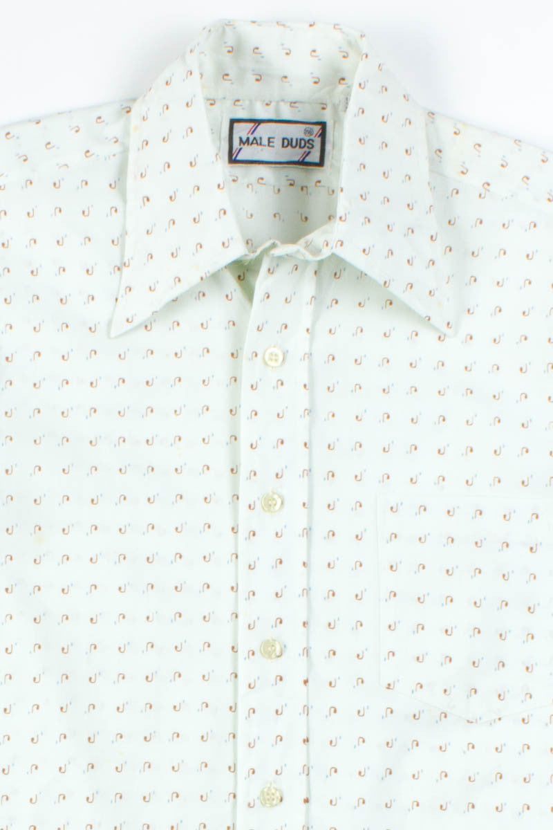 Hook Pattern Button Up Shirt