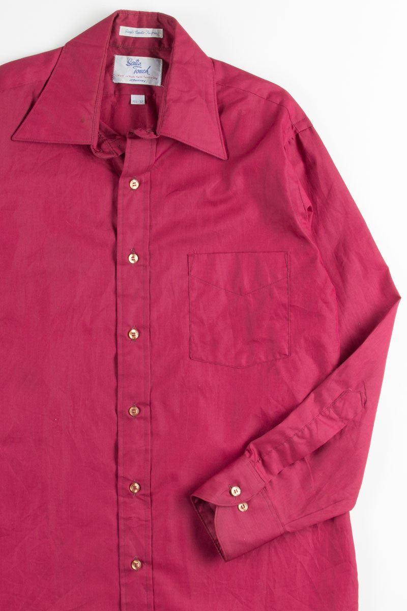 Burgundy Button Up Shirt
