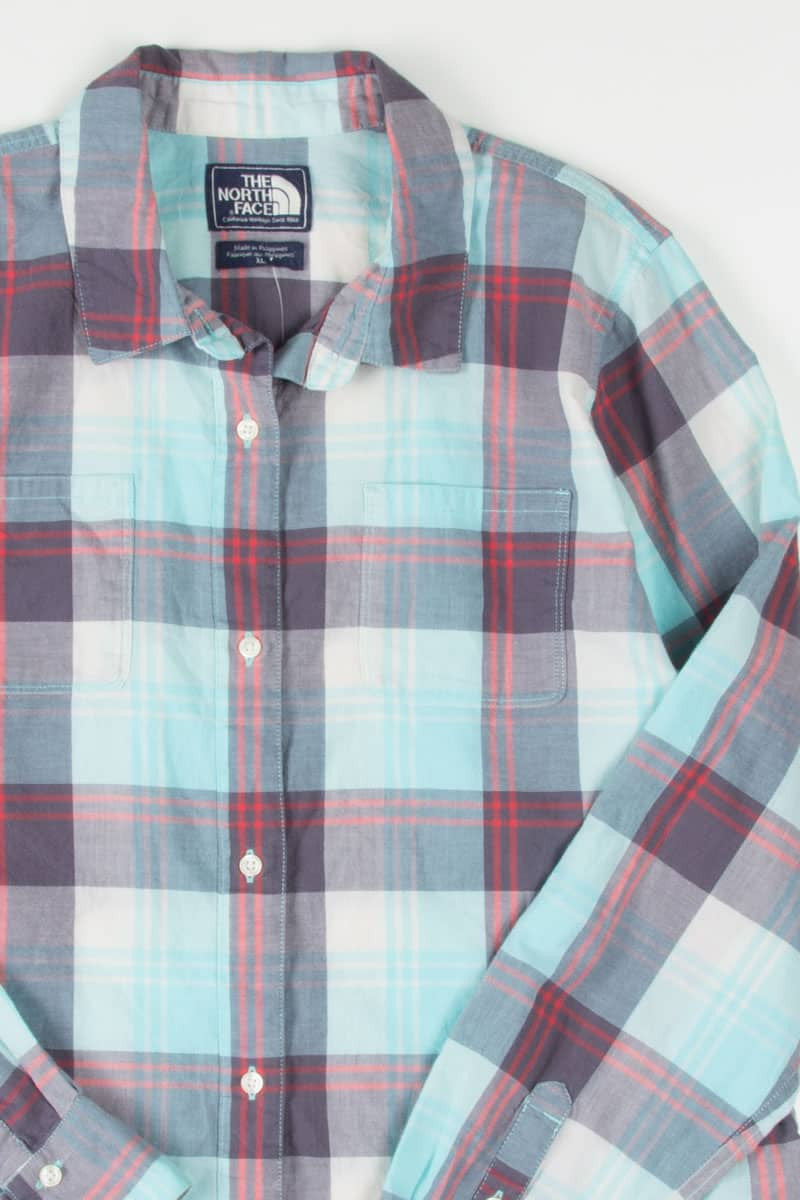 The Northface Turquoise Button Up Shirt