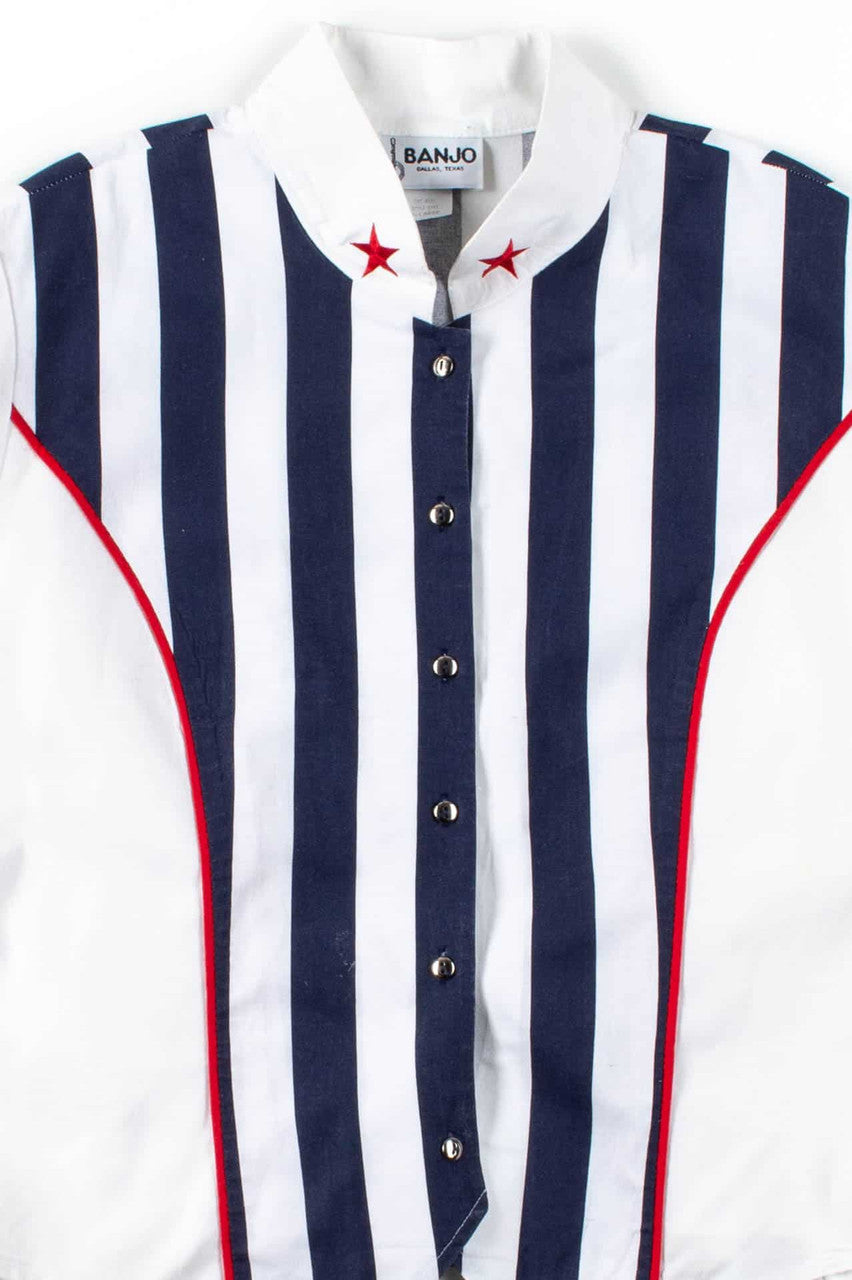Western Stars & Stripes Button Up Shirt