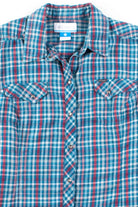 Blue Plaid Columbia Button Up Shirt