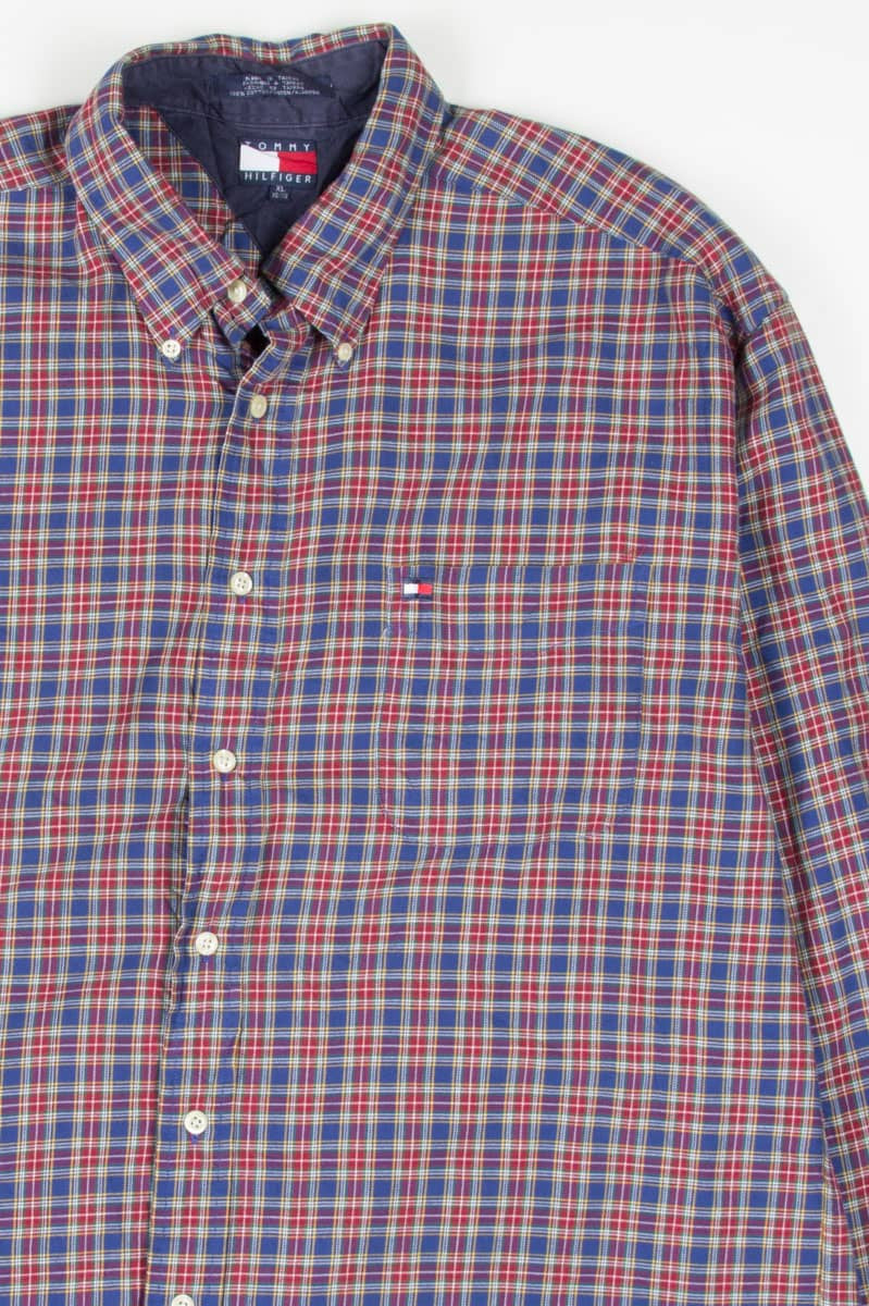 Plaid Tommy Hilfiger Button Up Shirt