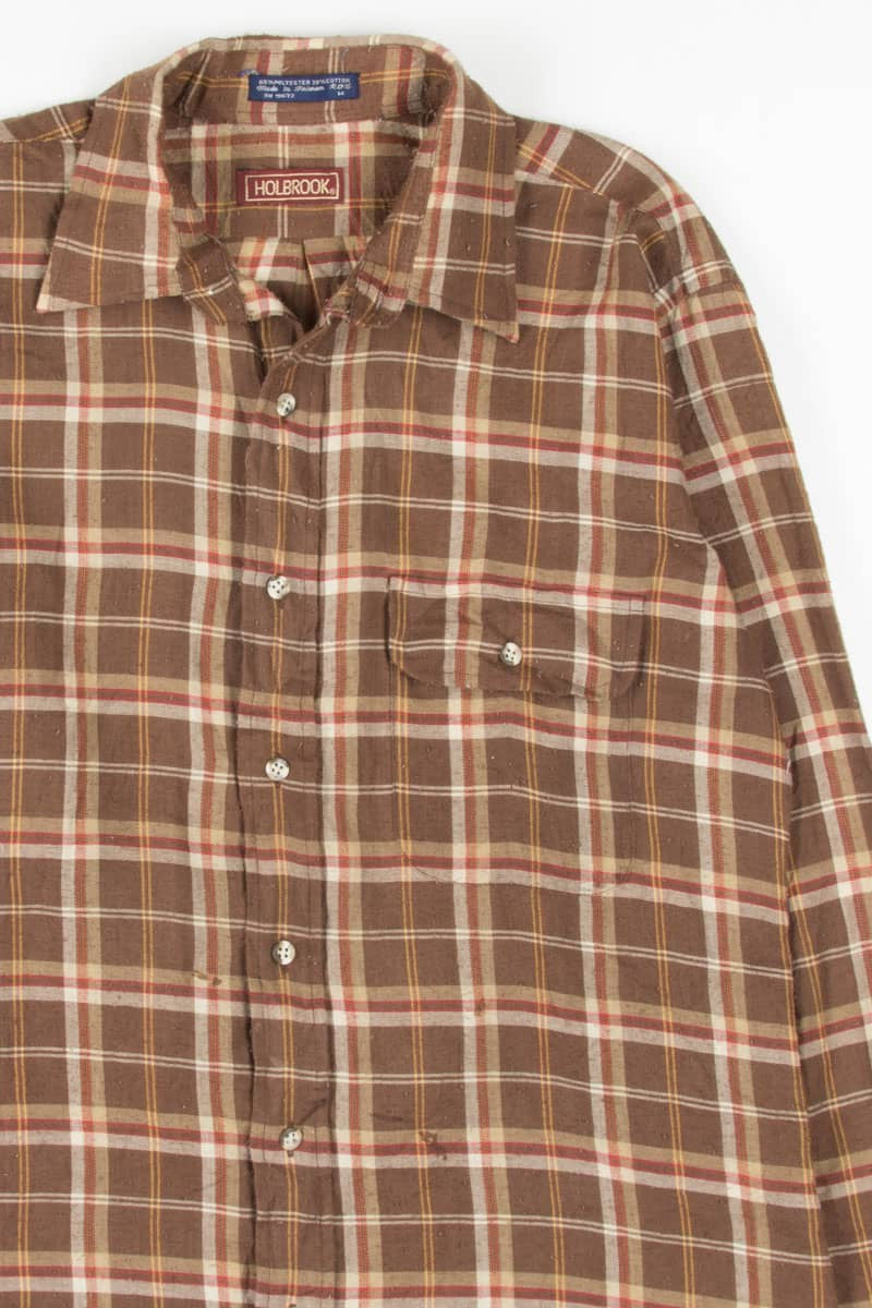 Vintage Brown Button Up Shirt 765