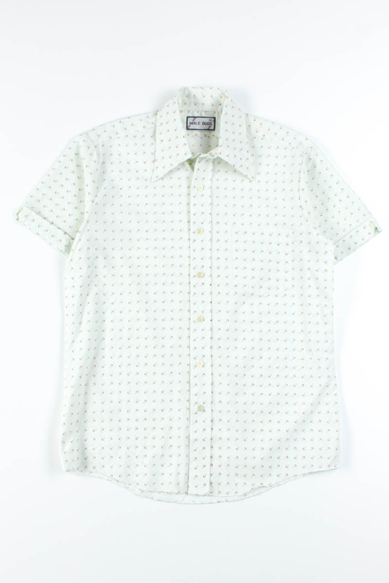Hook Pattern Button Up Shirt