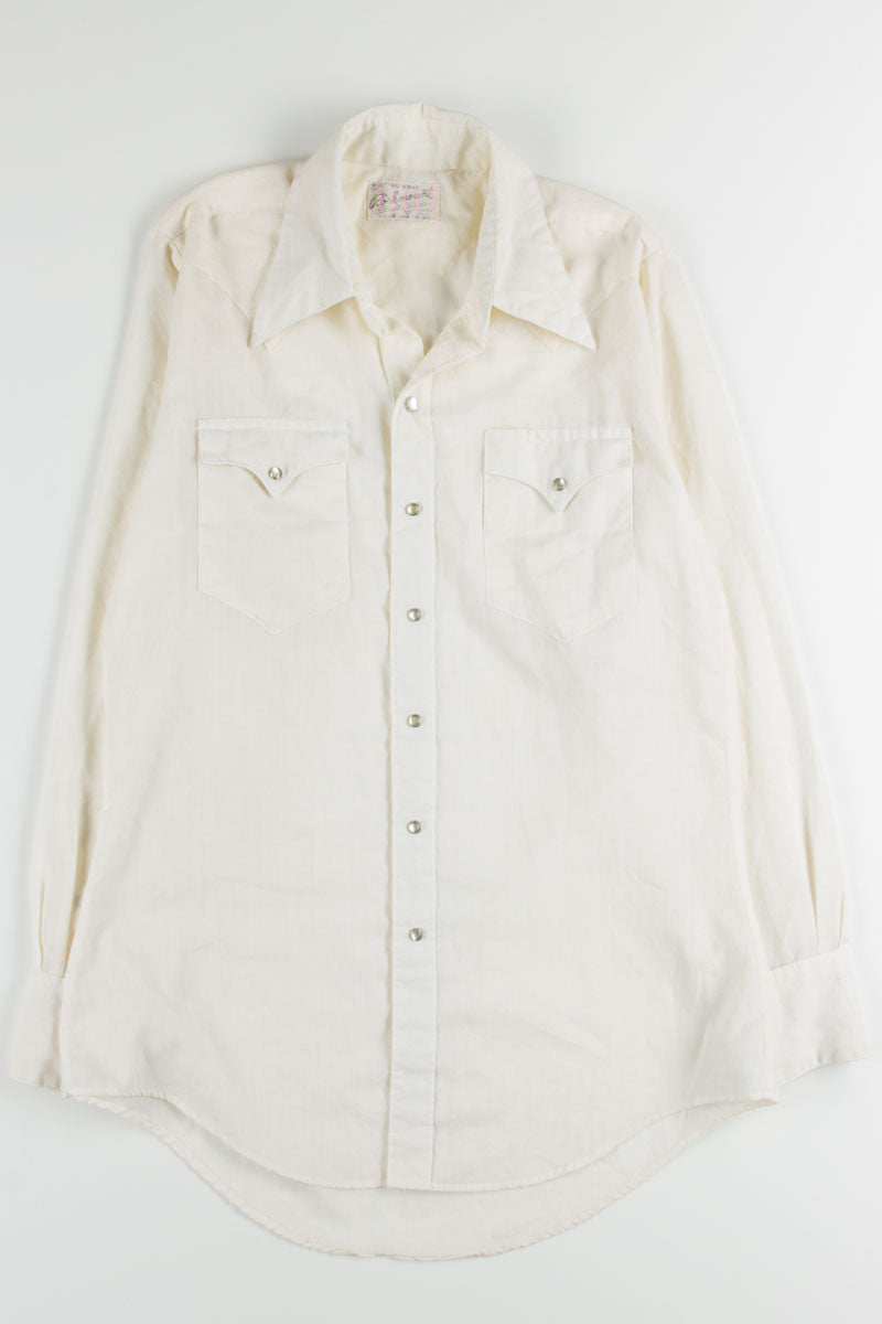 Cream Button Up Shirt