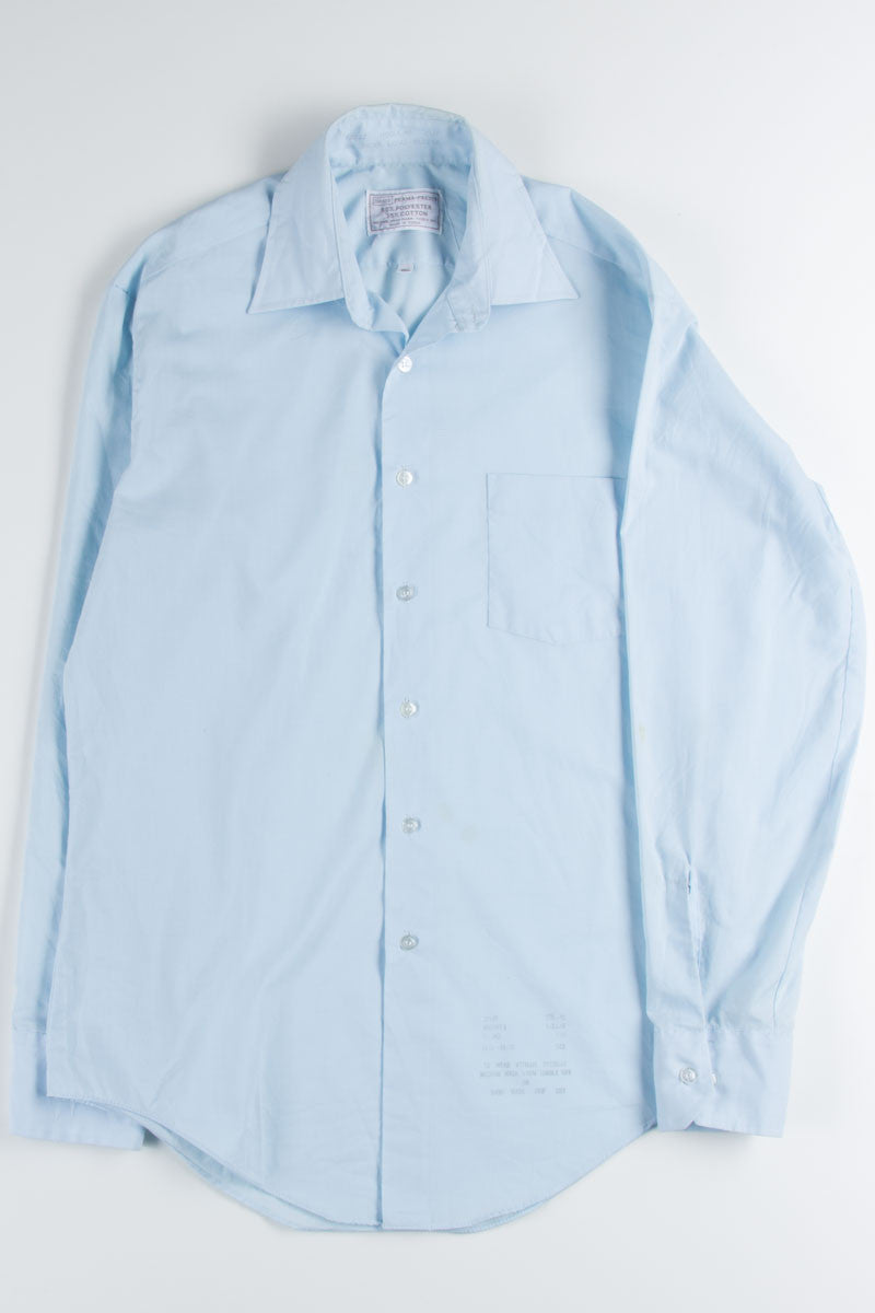 Vintage Light Blue Button Up Shirt