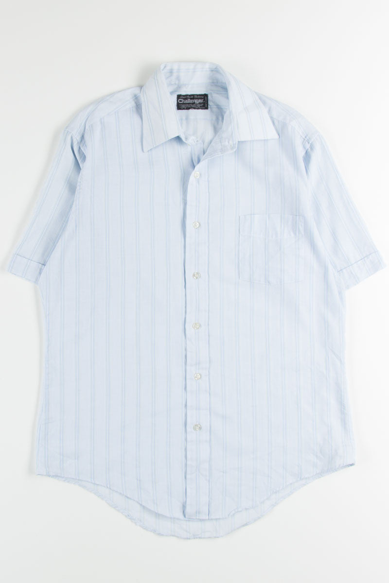 Blue Striped Button Up Shirt 2
