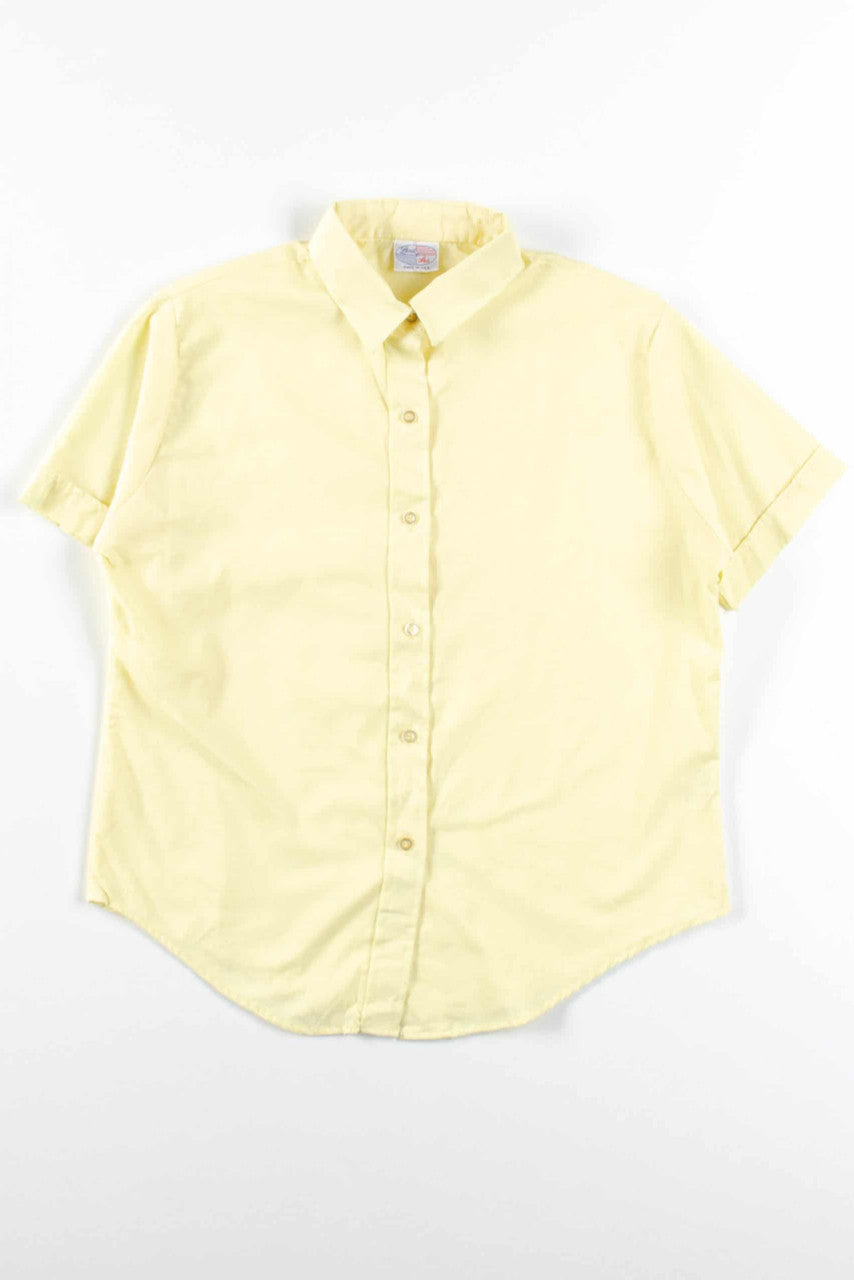 Yellow Cuffed Button Up Shirt