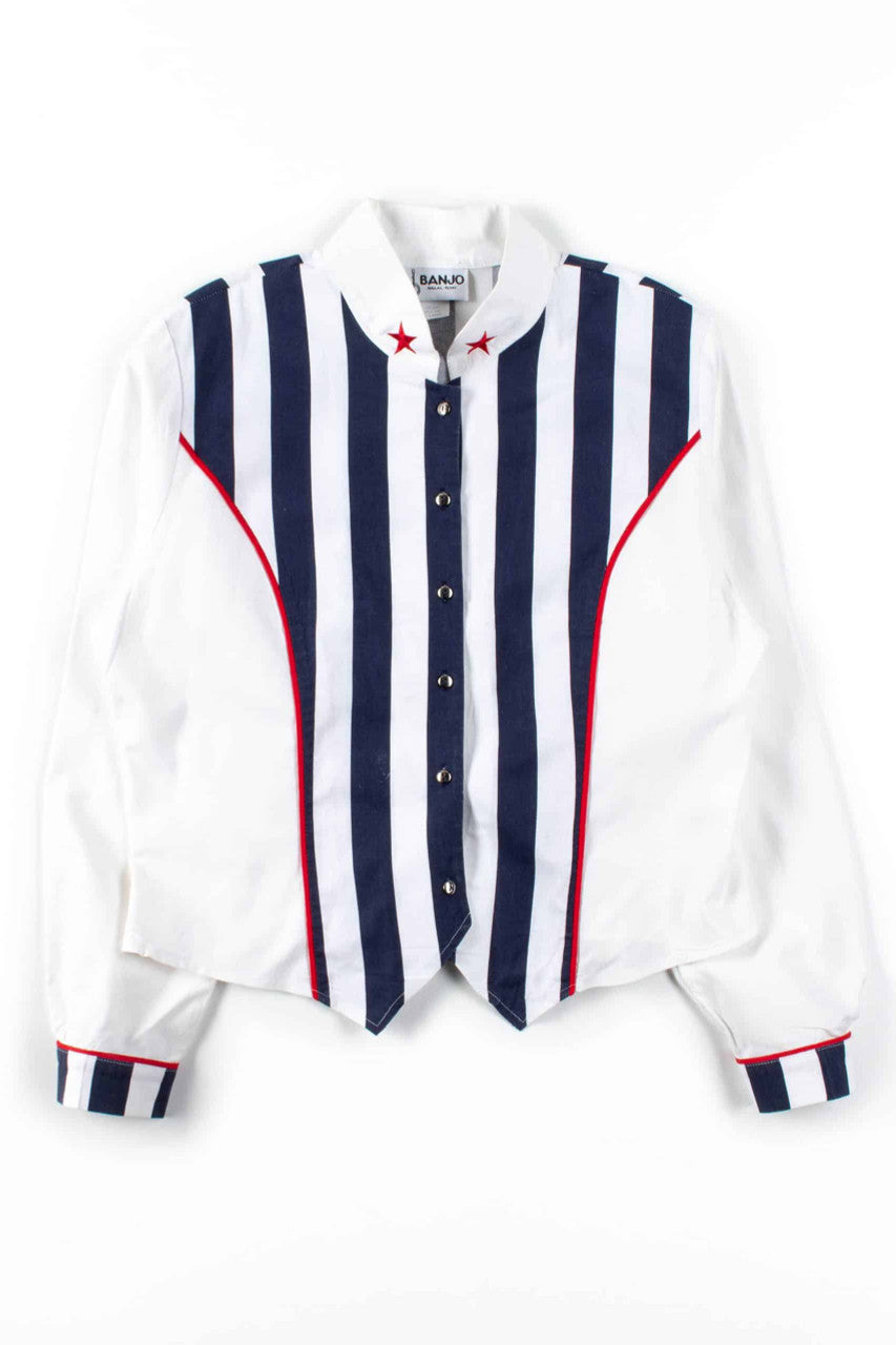 Western Stars & Stripes Button Up Shirt