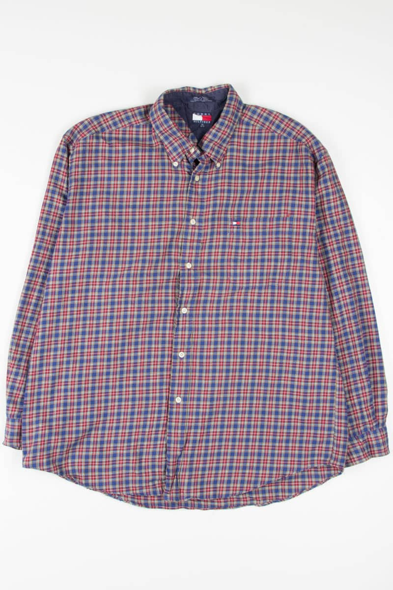 Plaid Tommy Hilfiger Button Up Shirt